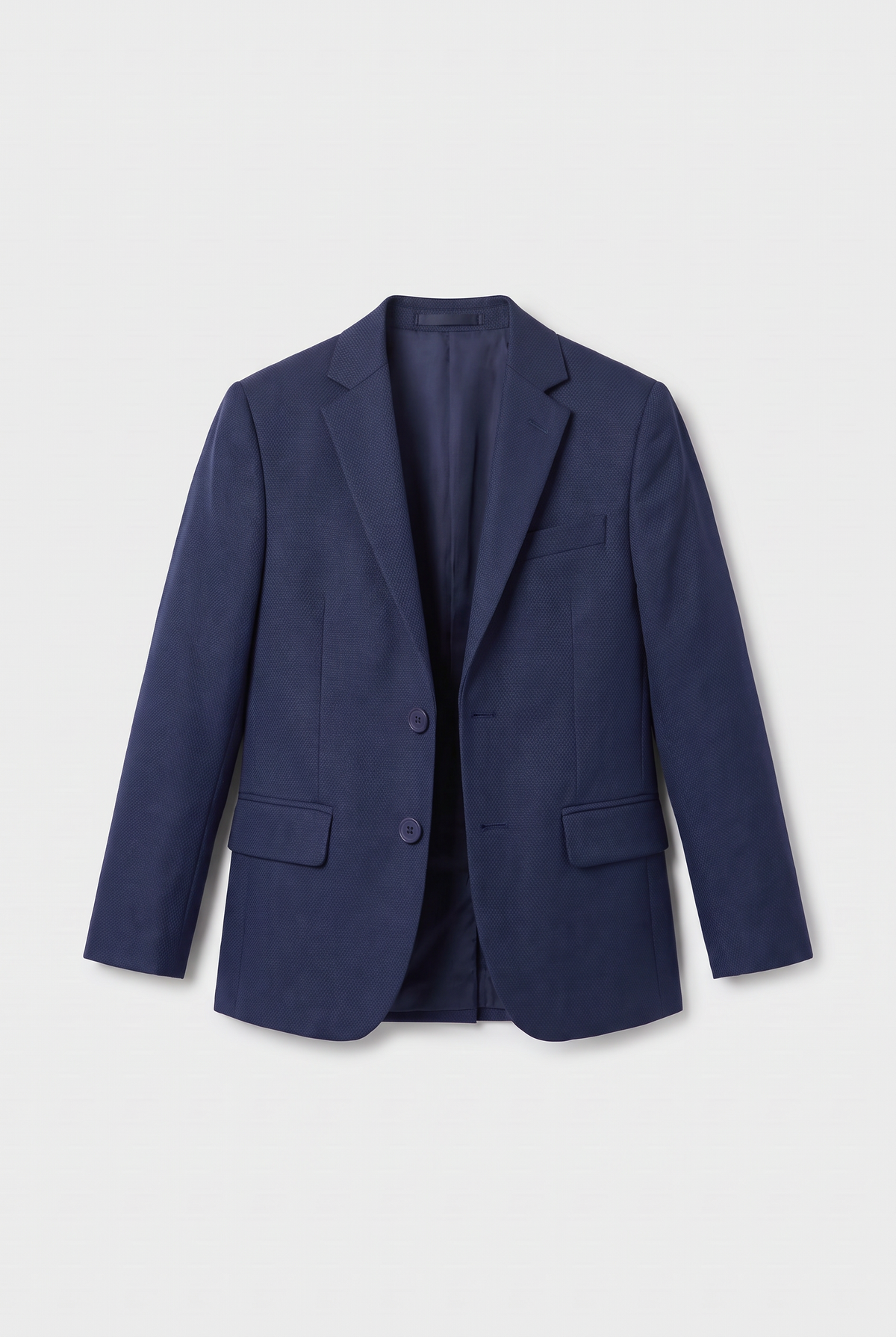 Boys’ 7-Piece Self-Patterned Formal Suit Set - Planet - Navy
