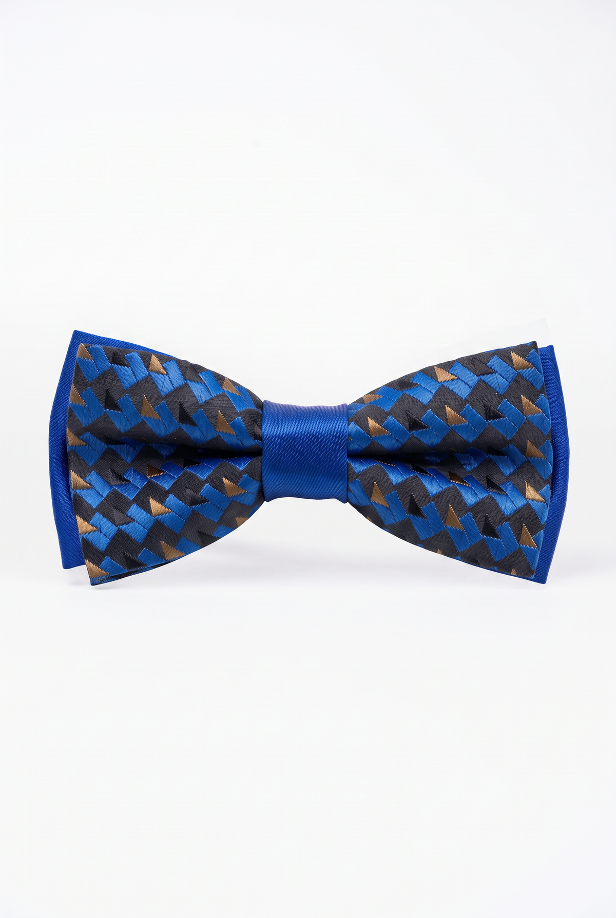 Boys Adjustable Patterned Bow Tie - BWMX - Blue