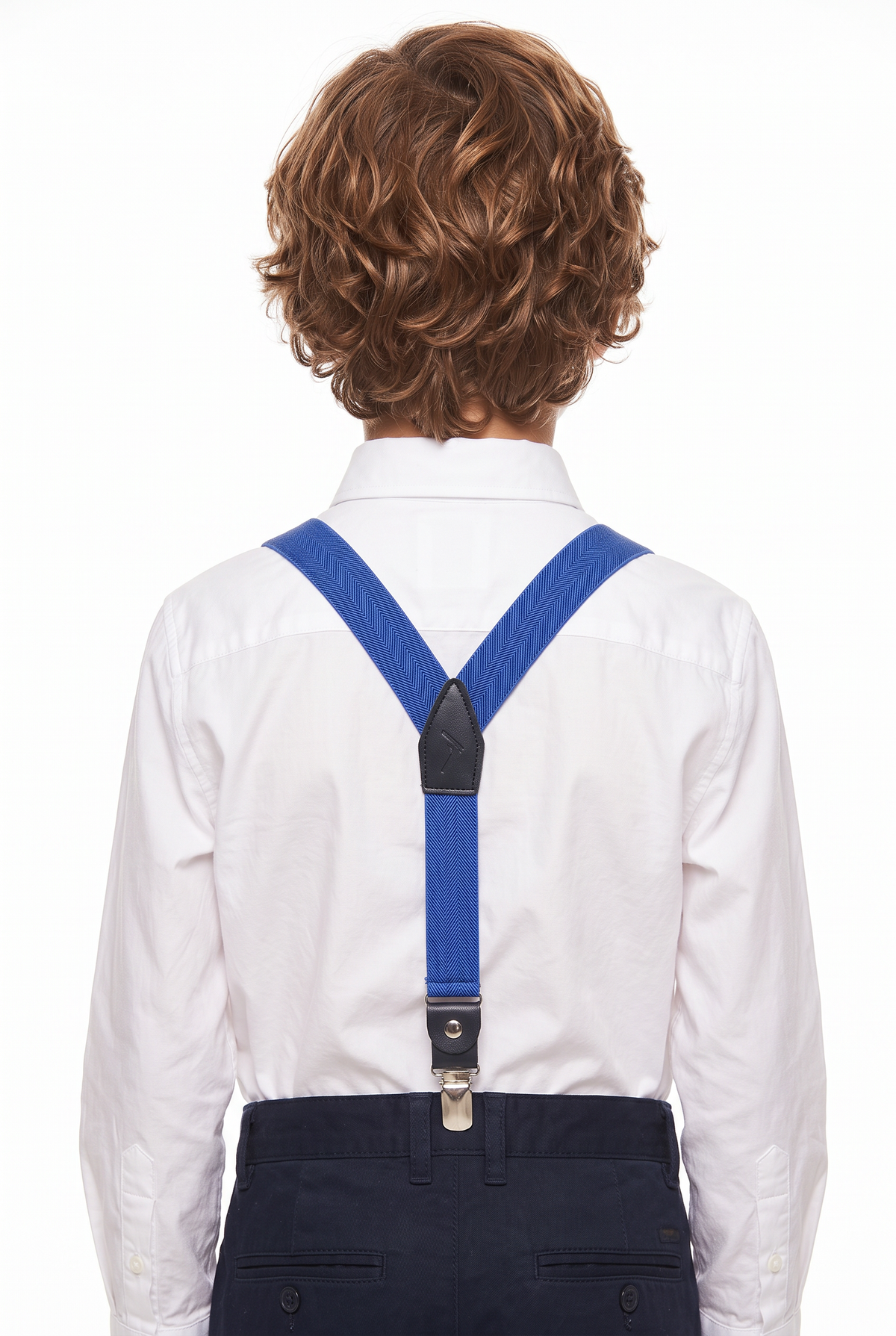 Boys Adjustable Y-Shape Suspenders - Royal Blue