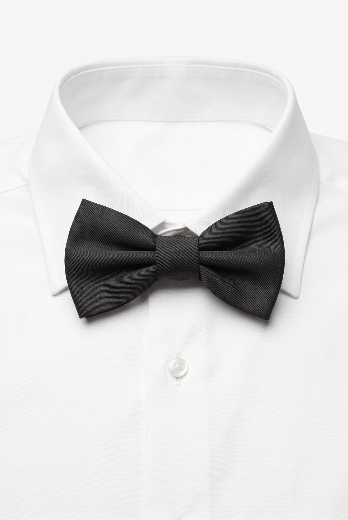 Boys Black Formal Pre-tied Bow Tie with Adjustable Strap