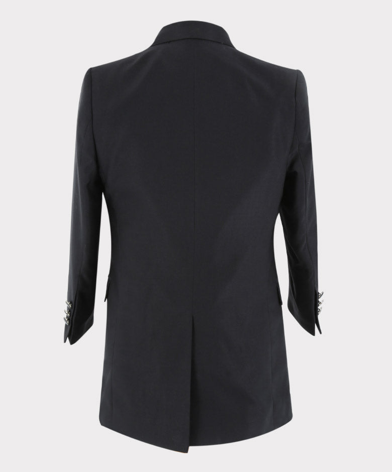 Boys Complete Tail Morning Suit - Black - Ivory