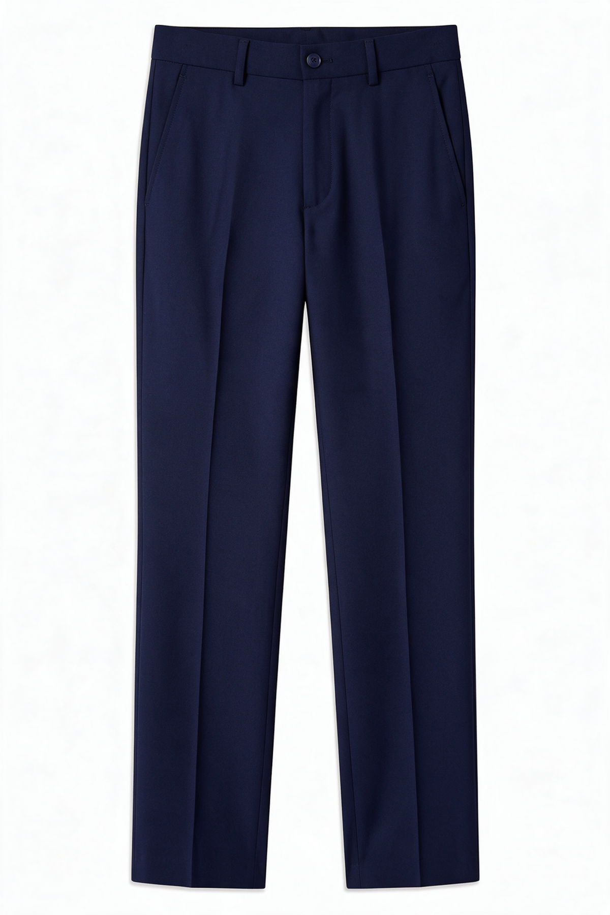 Boys Navy Satin Lapel Tuxedo Suit - 4-Piece or 5-Piece with Cufflink Shirt