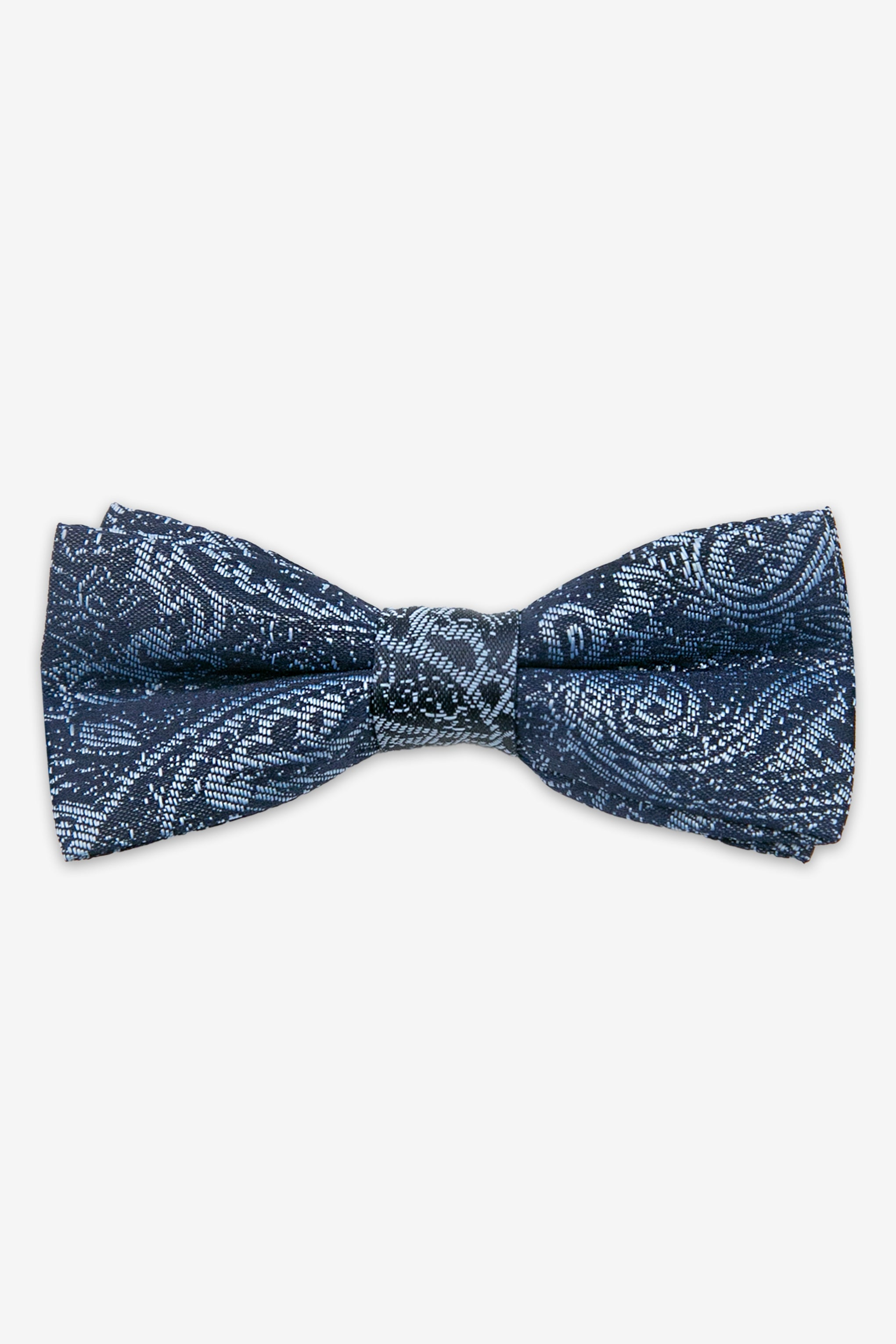 Boys’ Paisley Pre-Tied Dickie Bow Tie - Navy blue