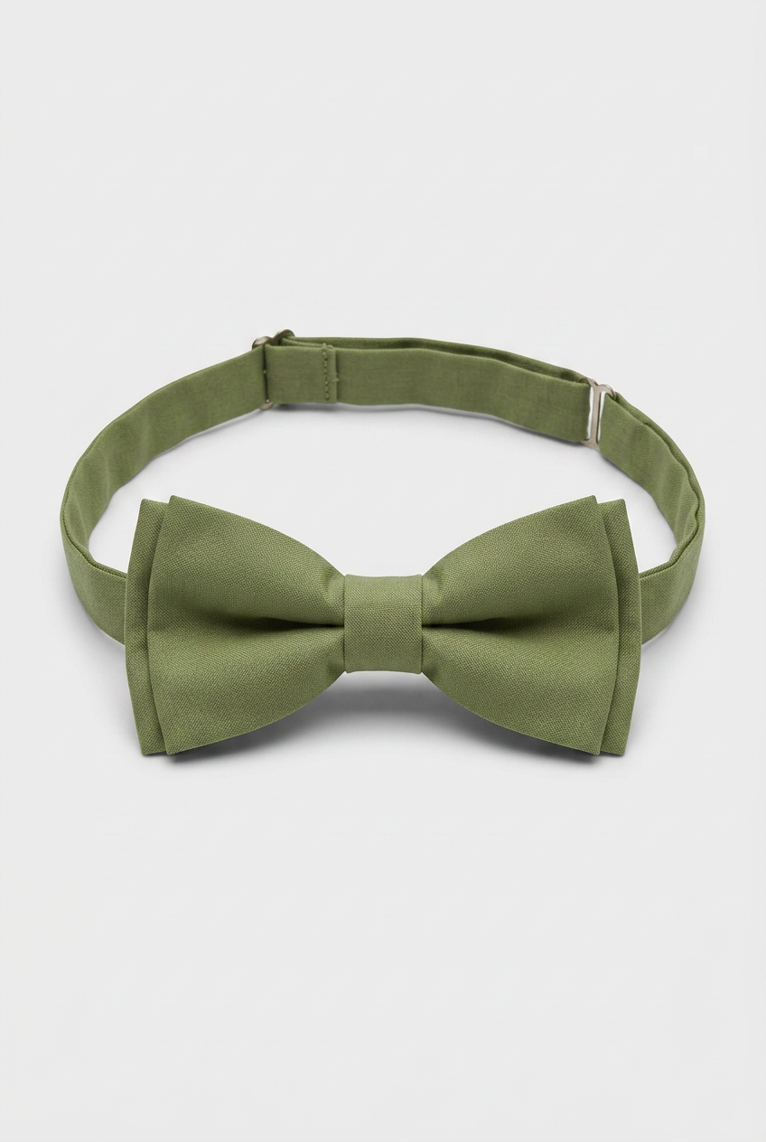 Boys’ Pre-Tied Bow Tie with Adjustable Neck Strap - Pistachio  Green