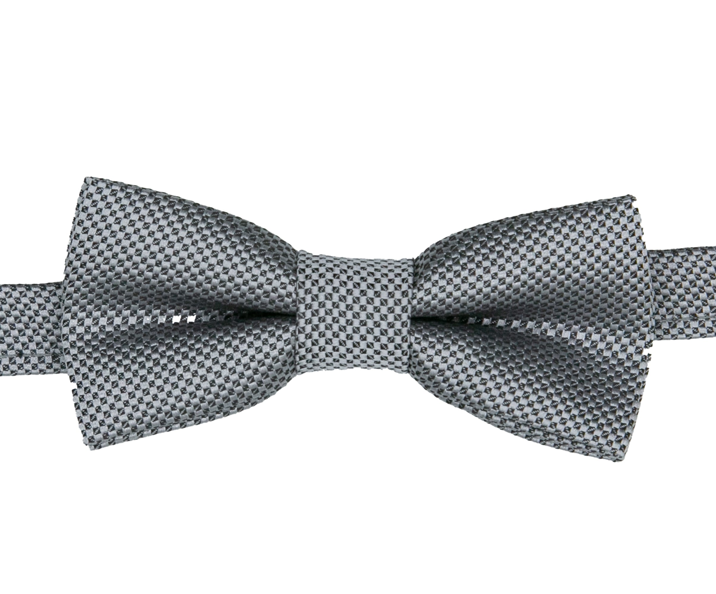 Boys' Pre-Tied Jacquard Dickie Bow Tie Neckwear  - Grey