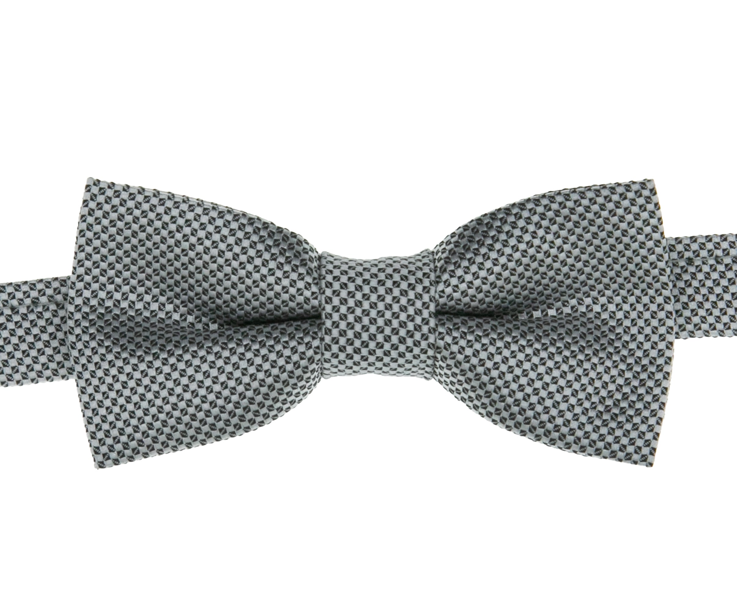 Boys' Pre-Tied Jacquard Dickie Bow Tie Neckwear  - Light Grey