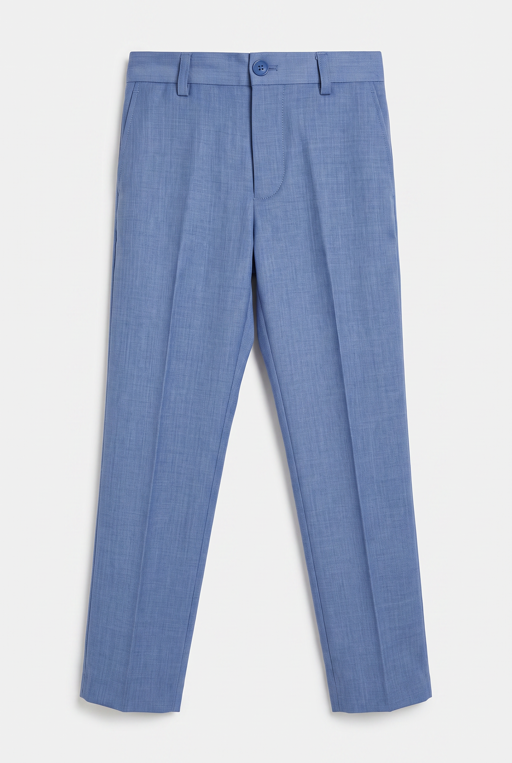 Boys Slim Fit Formal Suit - Blue Jay