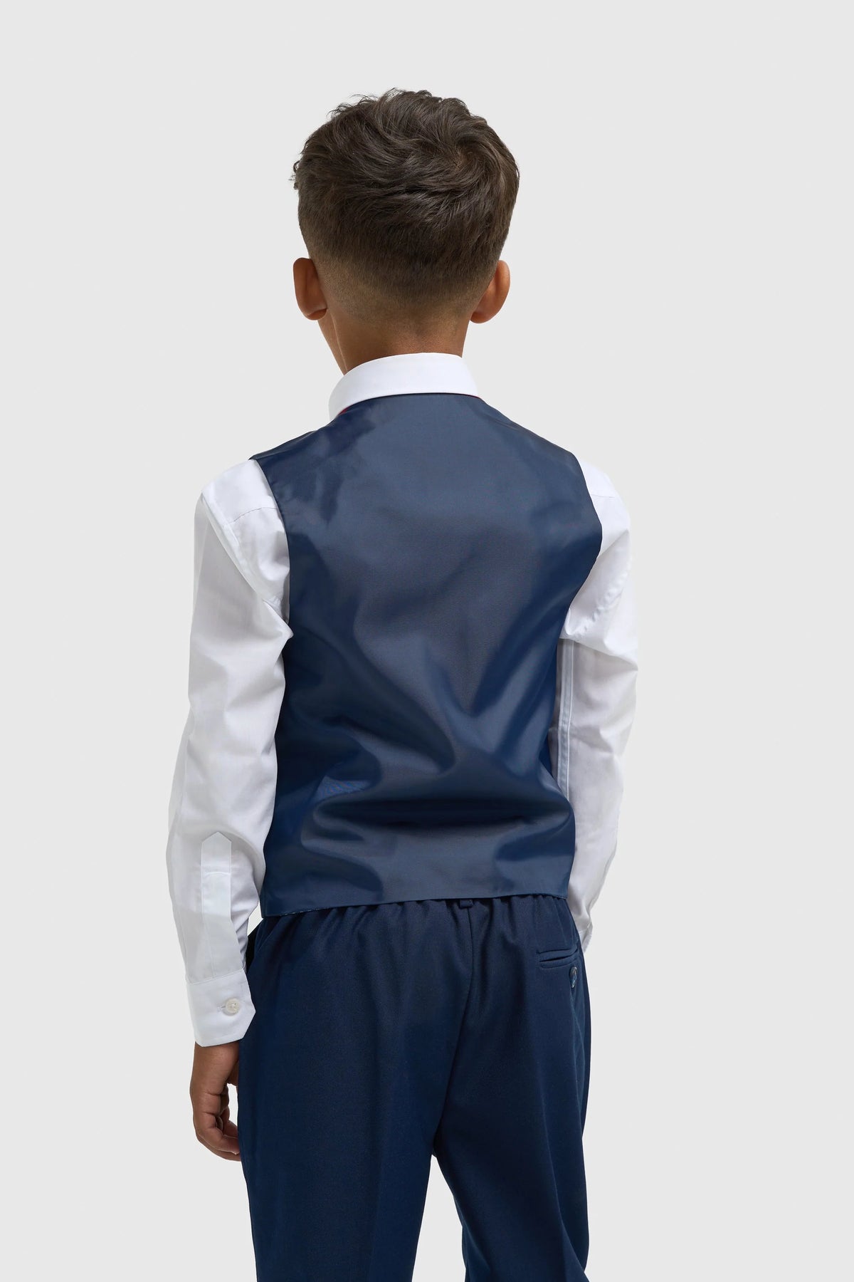 Boys Slim Fit Formal Suit - JEFFERSON Navy - Navy Blue