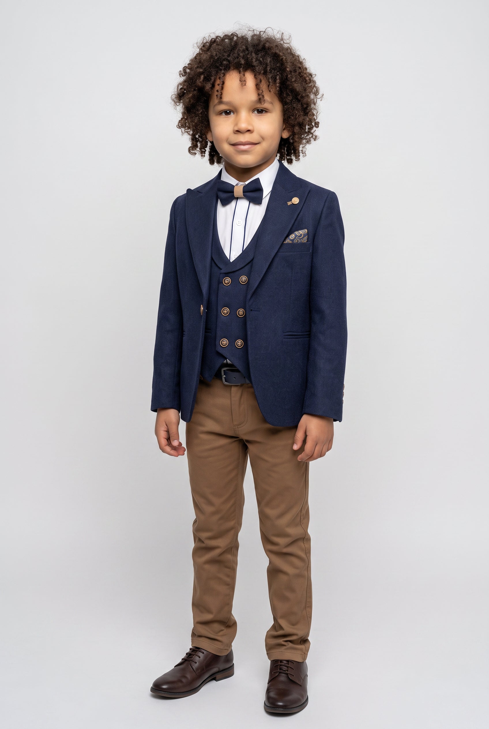 Boys Slim Fit Suit - HENRY - Navy Blue