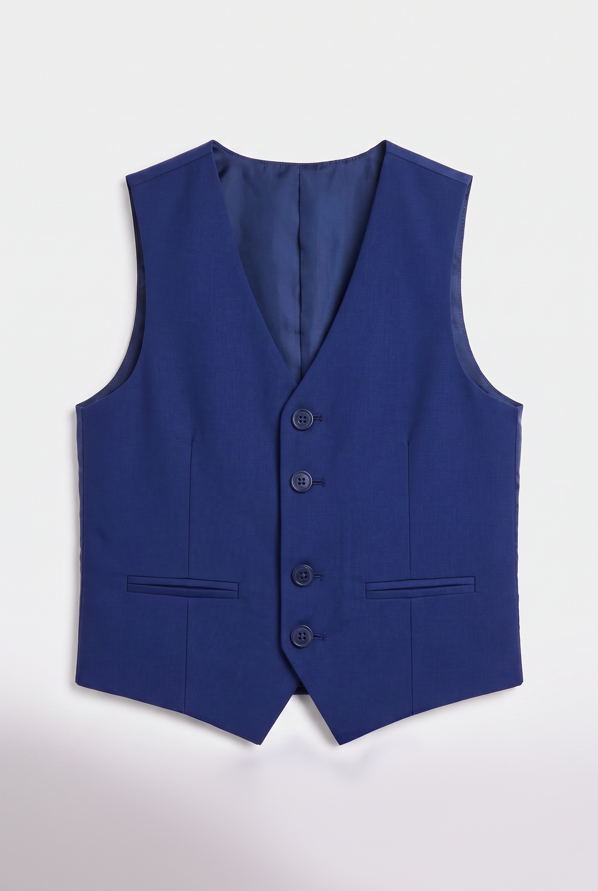 Boys Tailored Fit Formal Suit - Parliament Blue