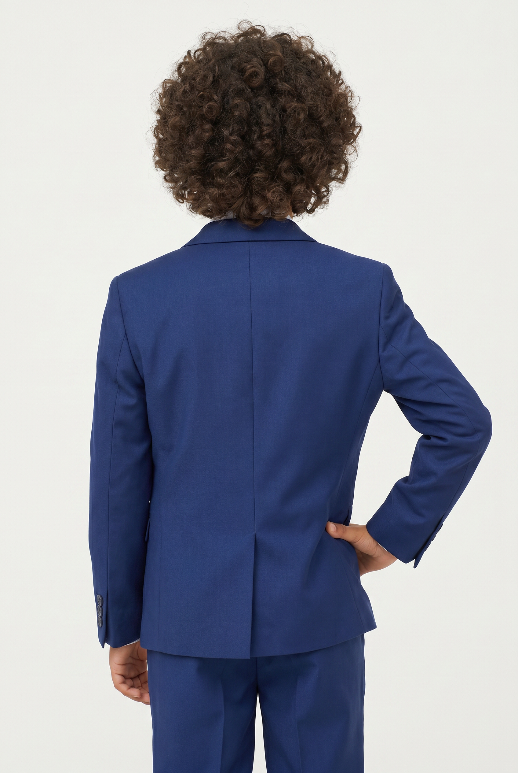 Boys Tailored Fit Formal Suit - Parliament Blue