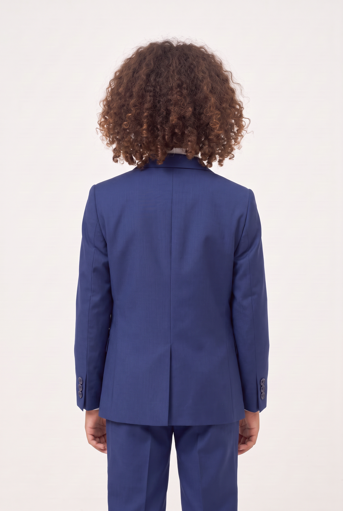 Boys Tailored Fit Formal Suit - Parliament Blue