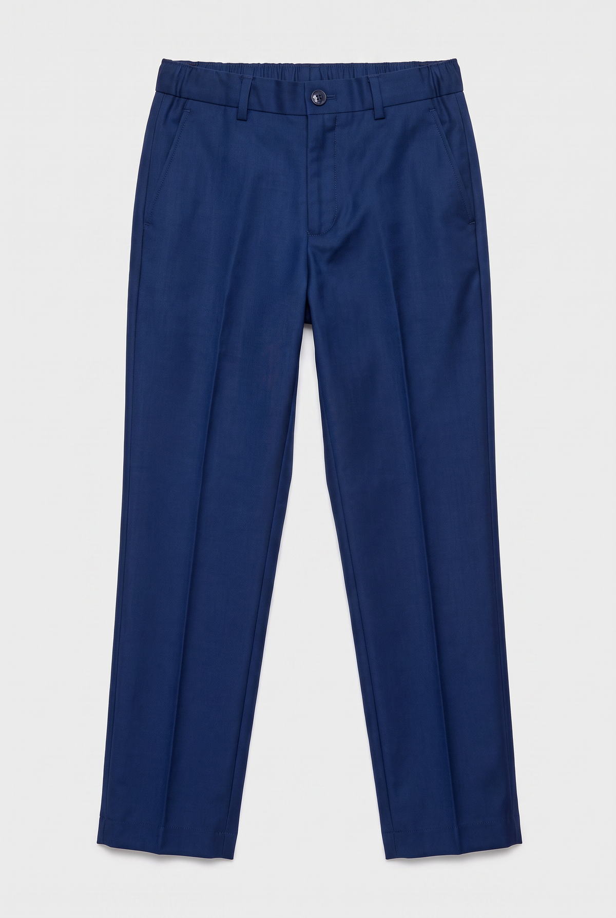 Boys Tailored Fit Sheen Effect Blue Suit - KINGSLEY - Royal Blue