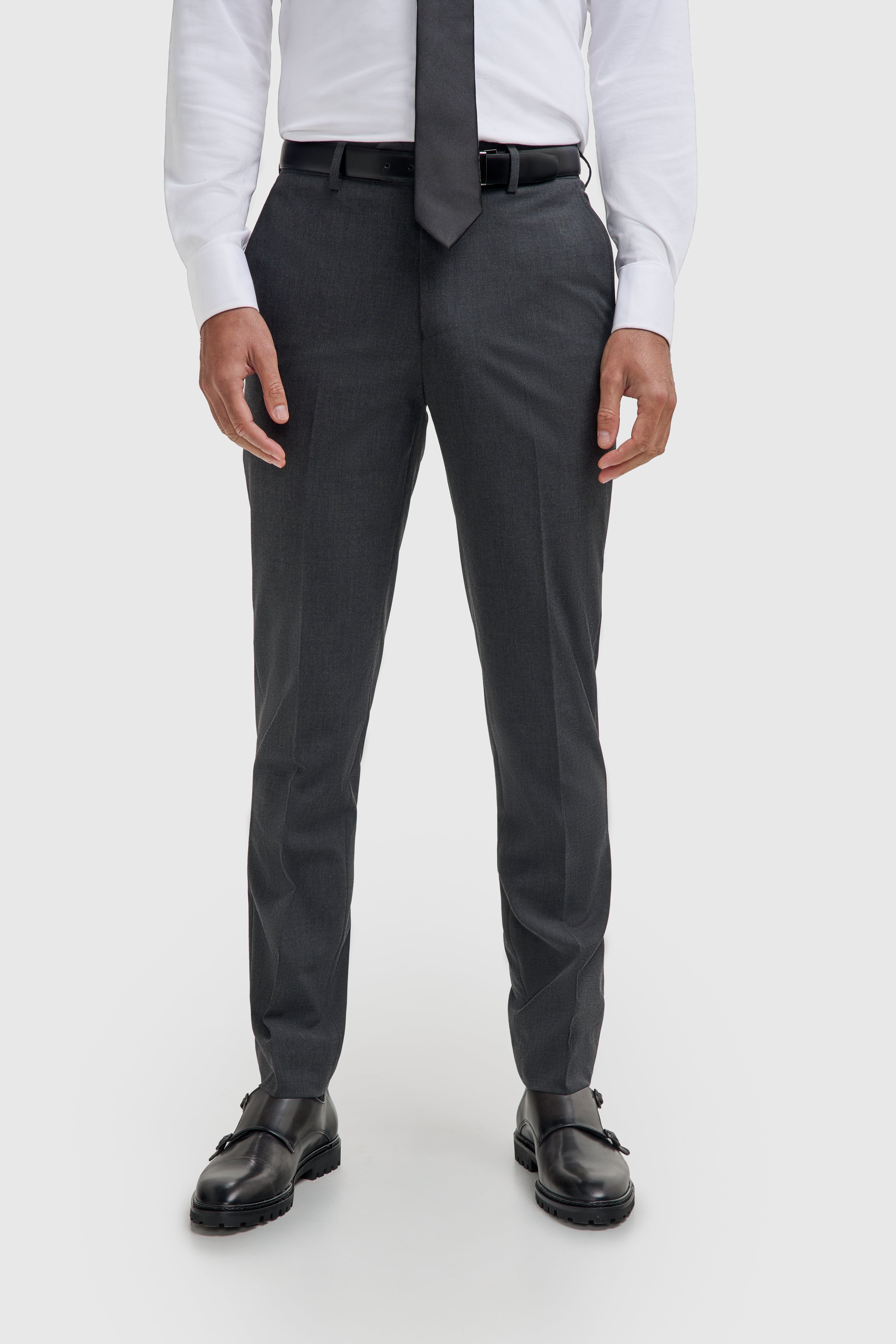Father & Son Matching Slim Fit 3-Piece Suit Set - Malibu Charcoal Grey