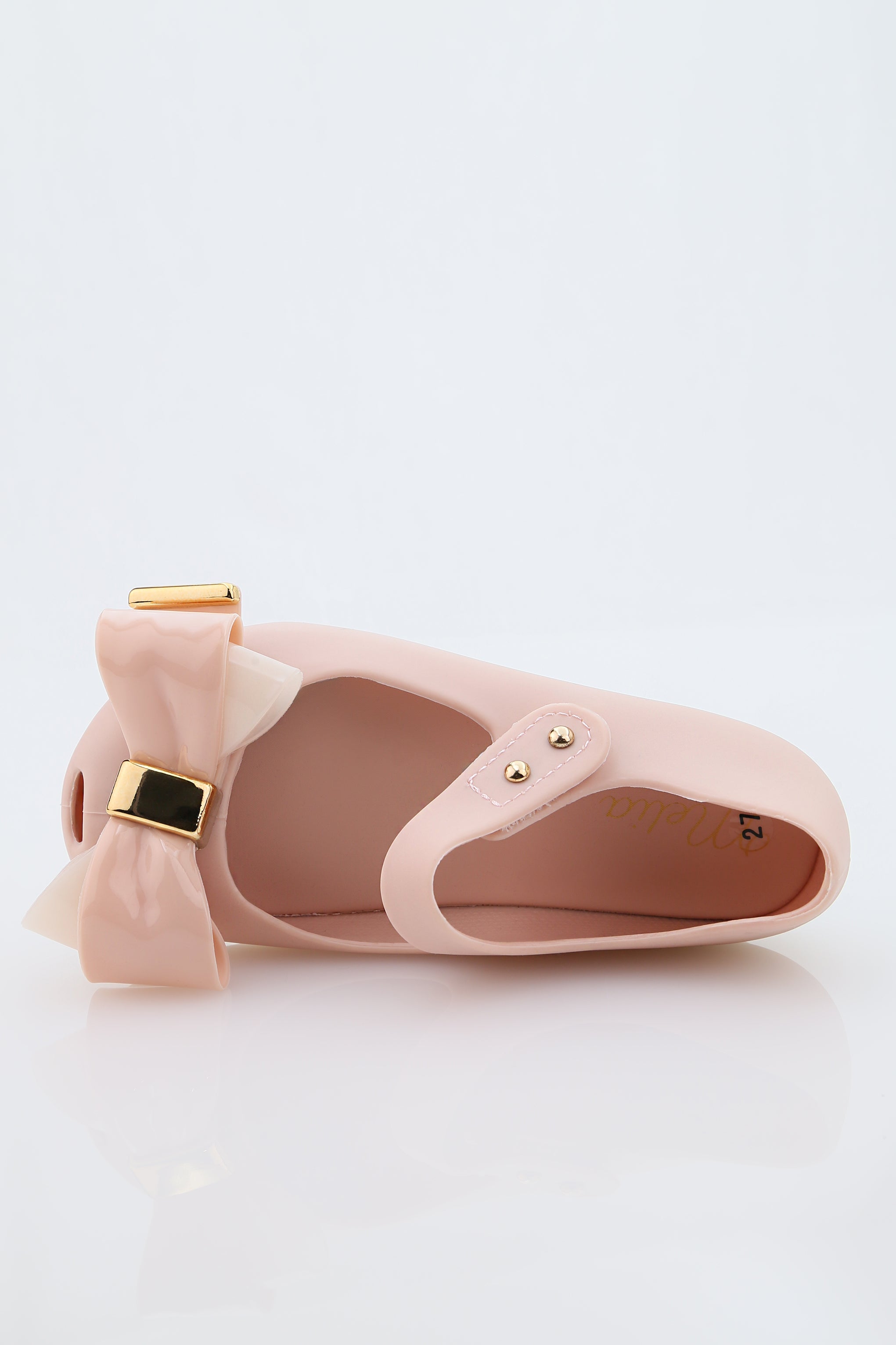 Girls Jelly Bow Shoes – ROXY - Pink