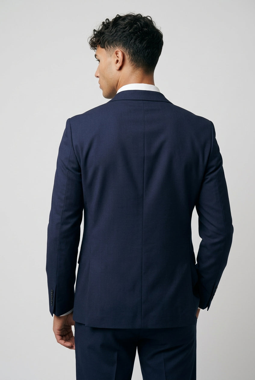 Malibu Navy 2-Piece Prom Suit Back Picture