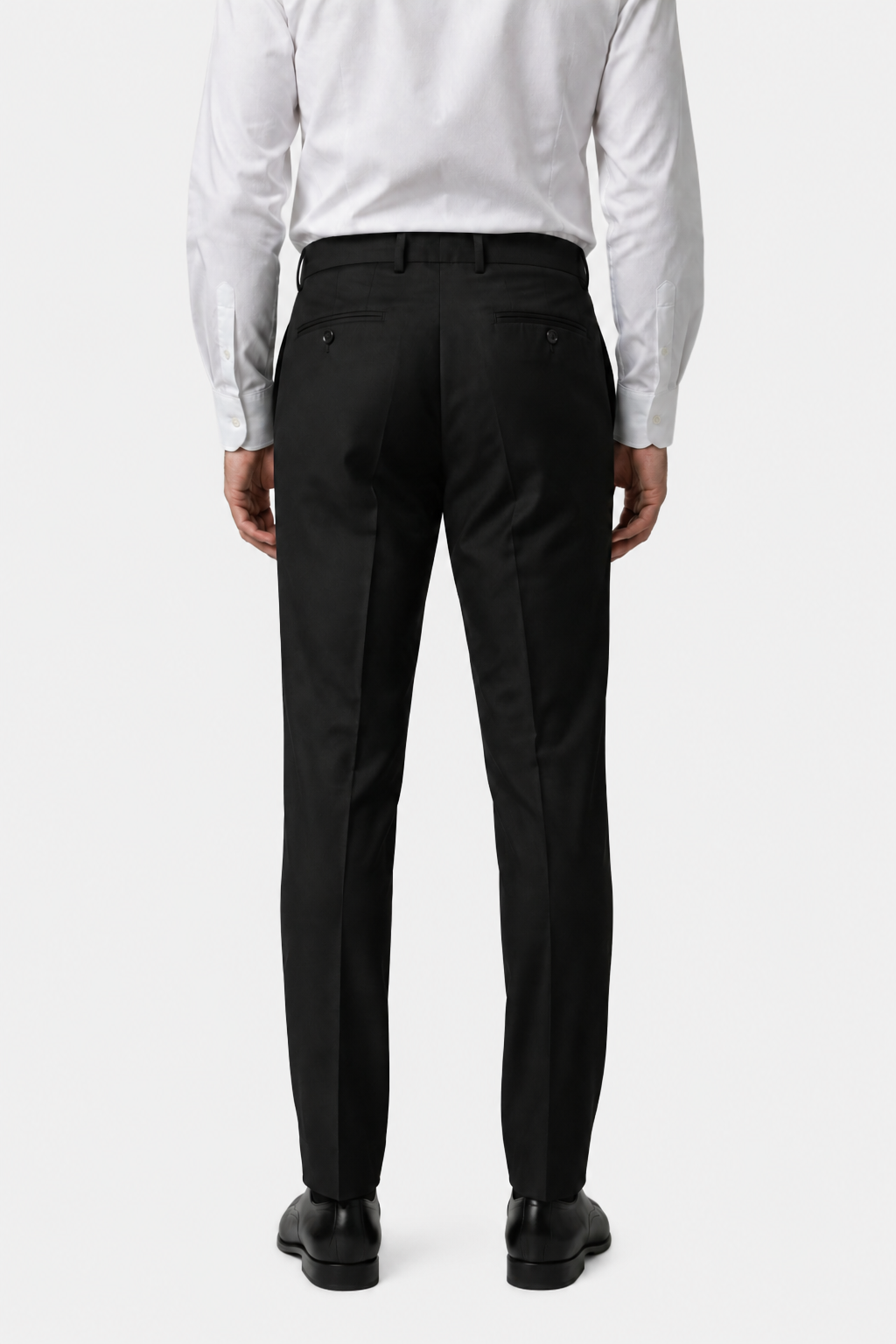 Men’s 2 Piece Double Breasted Formal Suit - CARSON BLACK