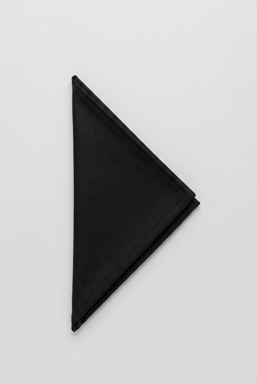 Men’s 3-Piece Long Sleeve Formal Shirt Set - Brunella - Black hankie picture