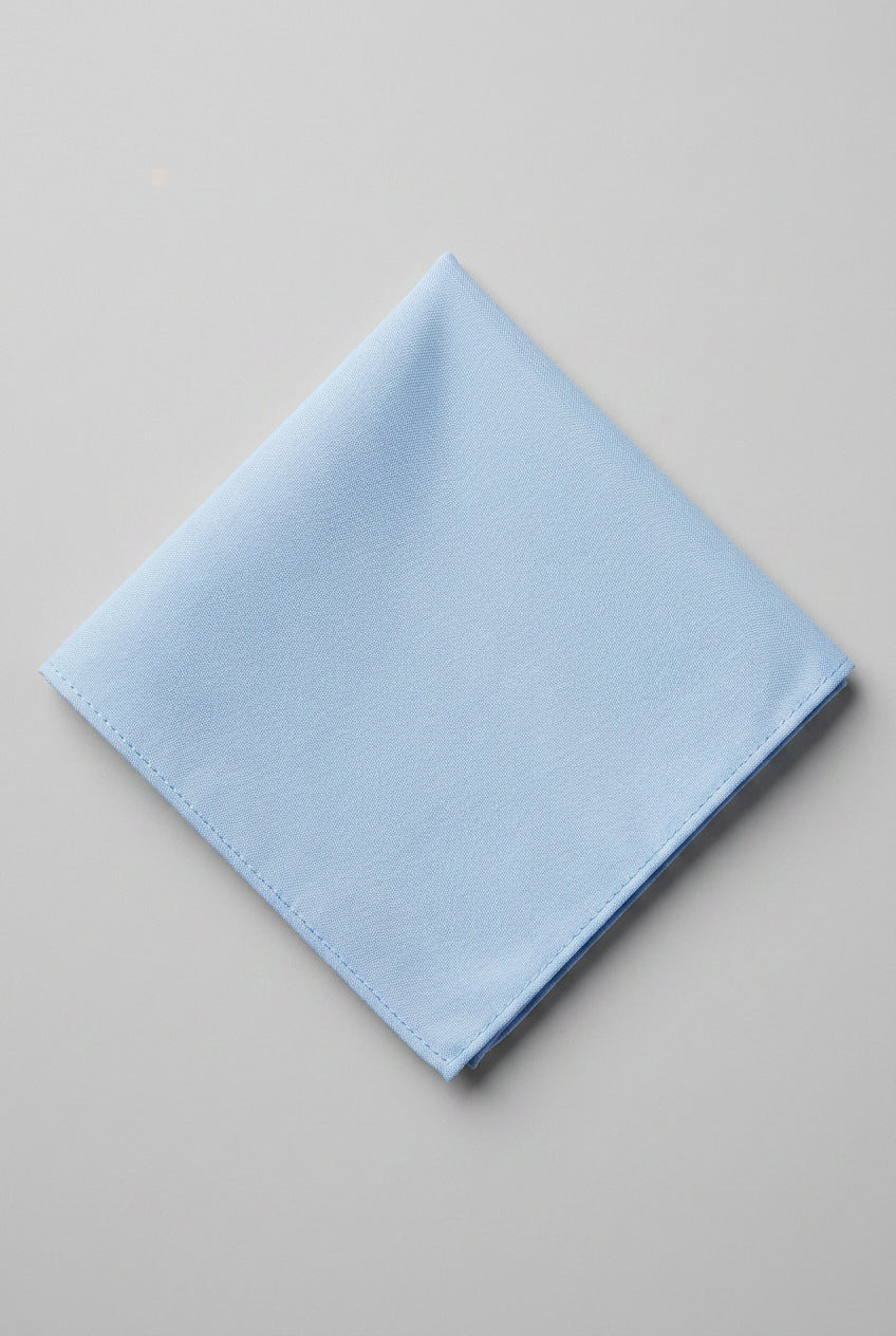 Men’s 3-Piece Long Sleeve Formal Shirt Set - Brunella - Sky Blue hankie Picture