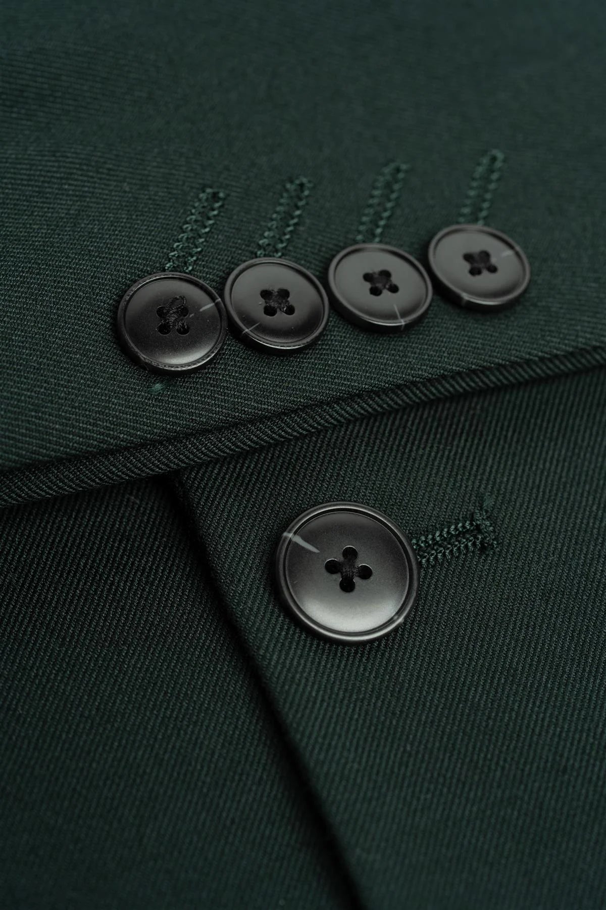 Men’s 3-Piece Slim Fit Formal Suit - Malibu - Forest Green