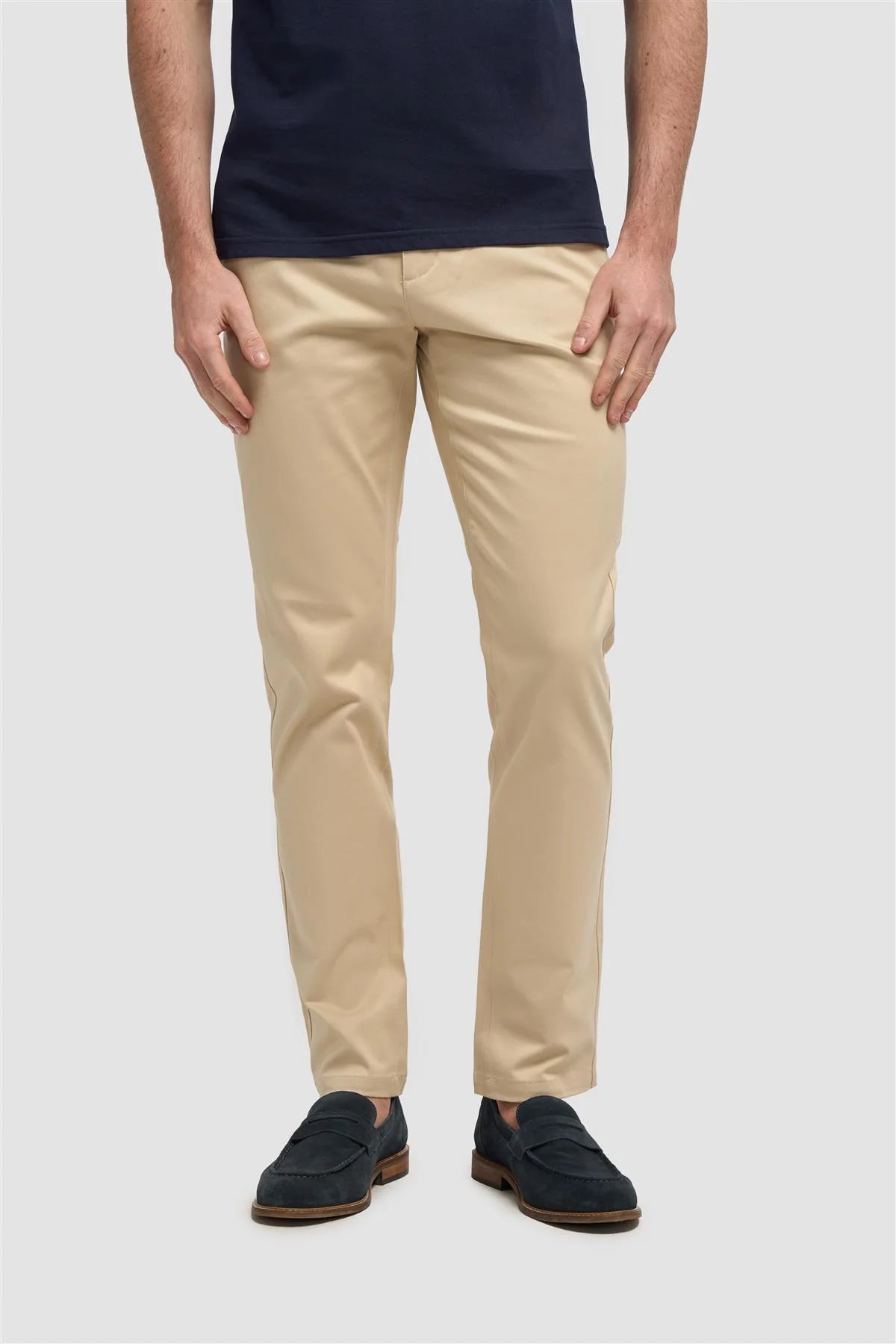 Men's Casual Cotton Chino - DAKOTA - Beige