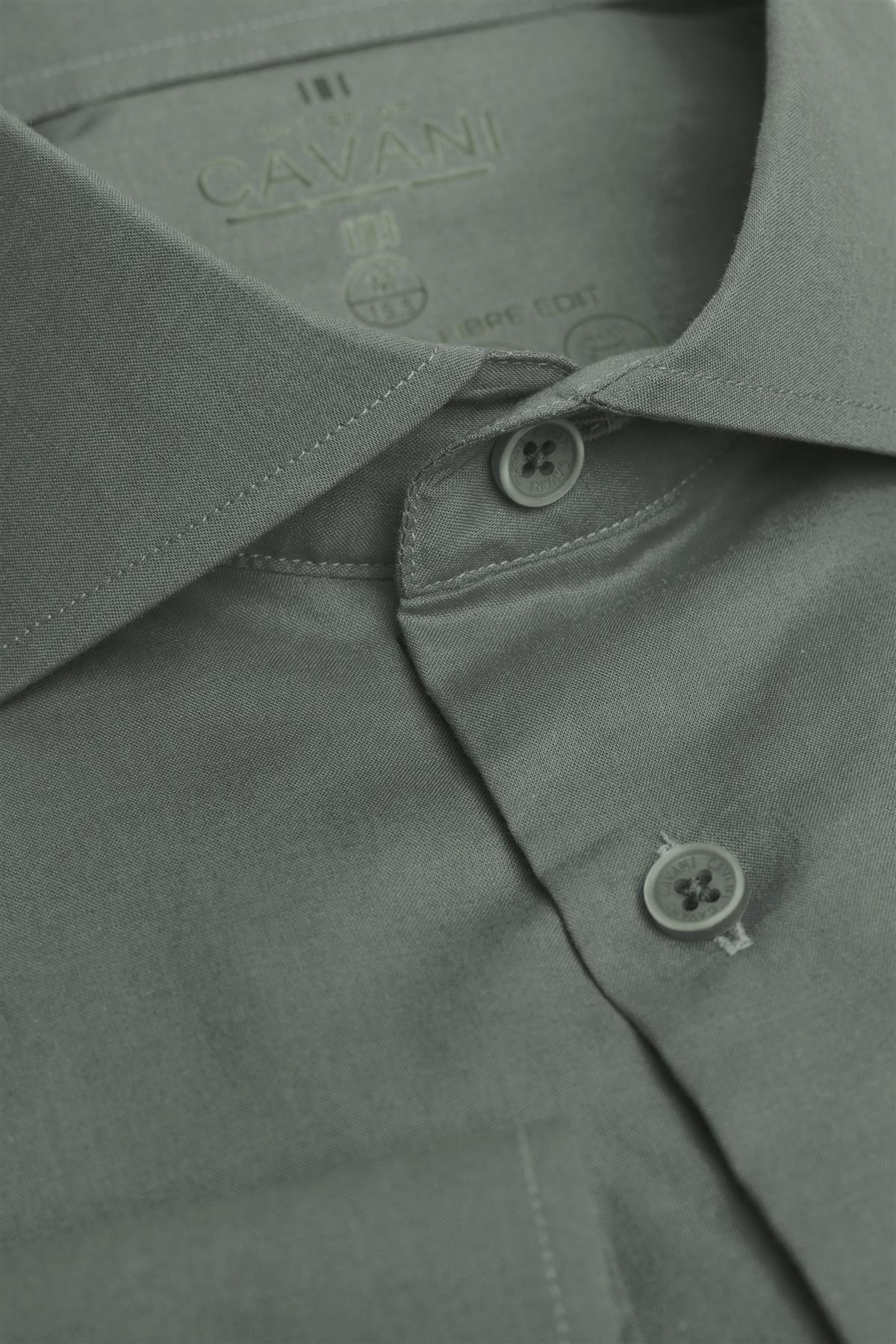 Men’s Cotton Long Sleeve Formal Shirt - Flamino Pine