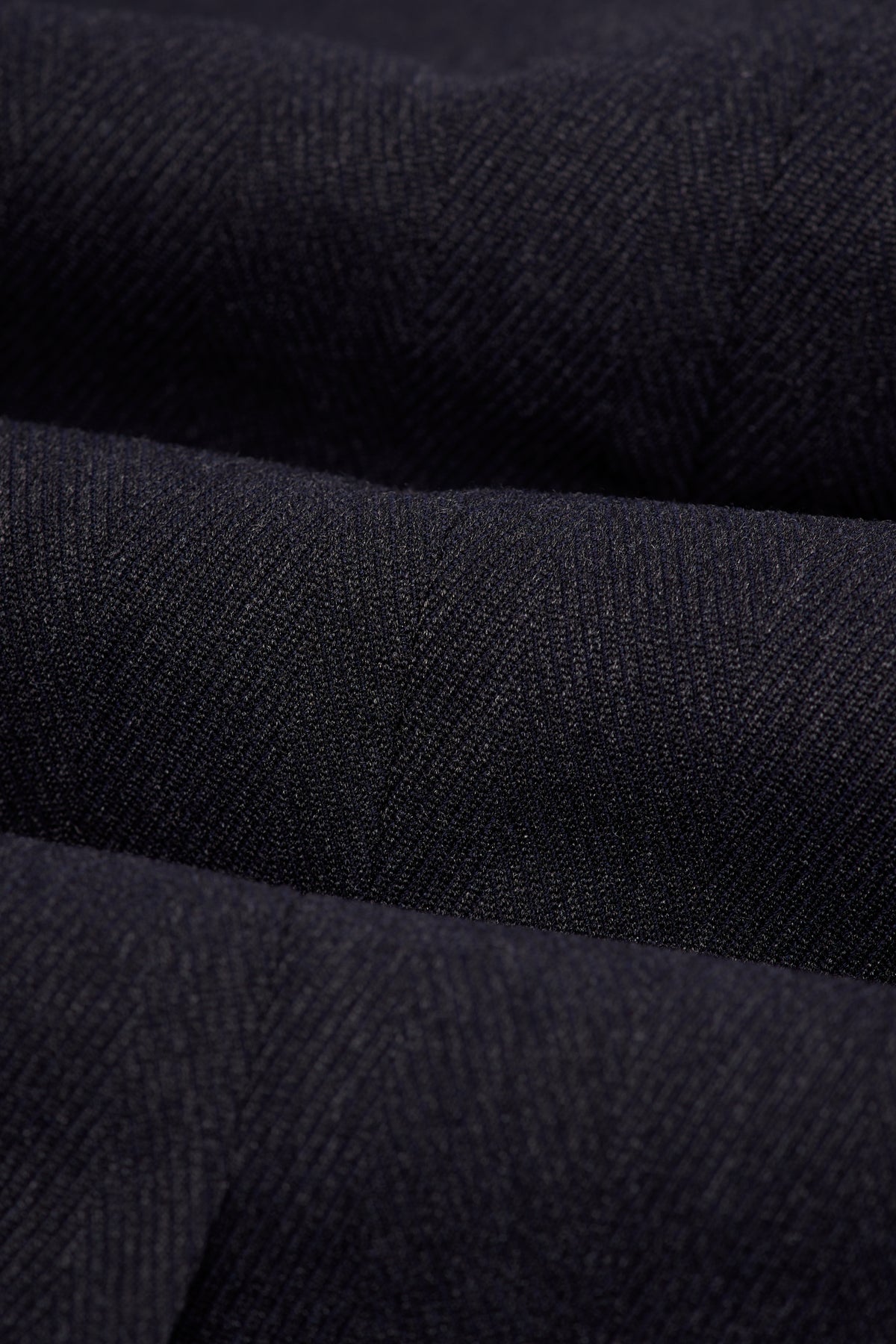 Men’s Herringbone Overcoat - Cavani Manari Navy Fabric Picture 