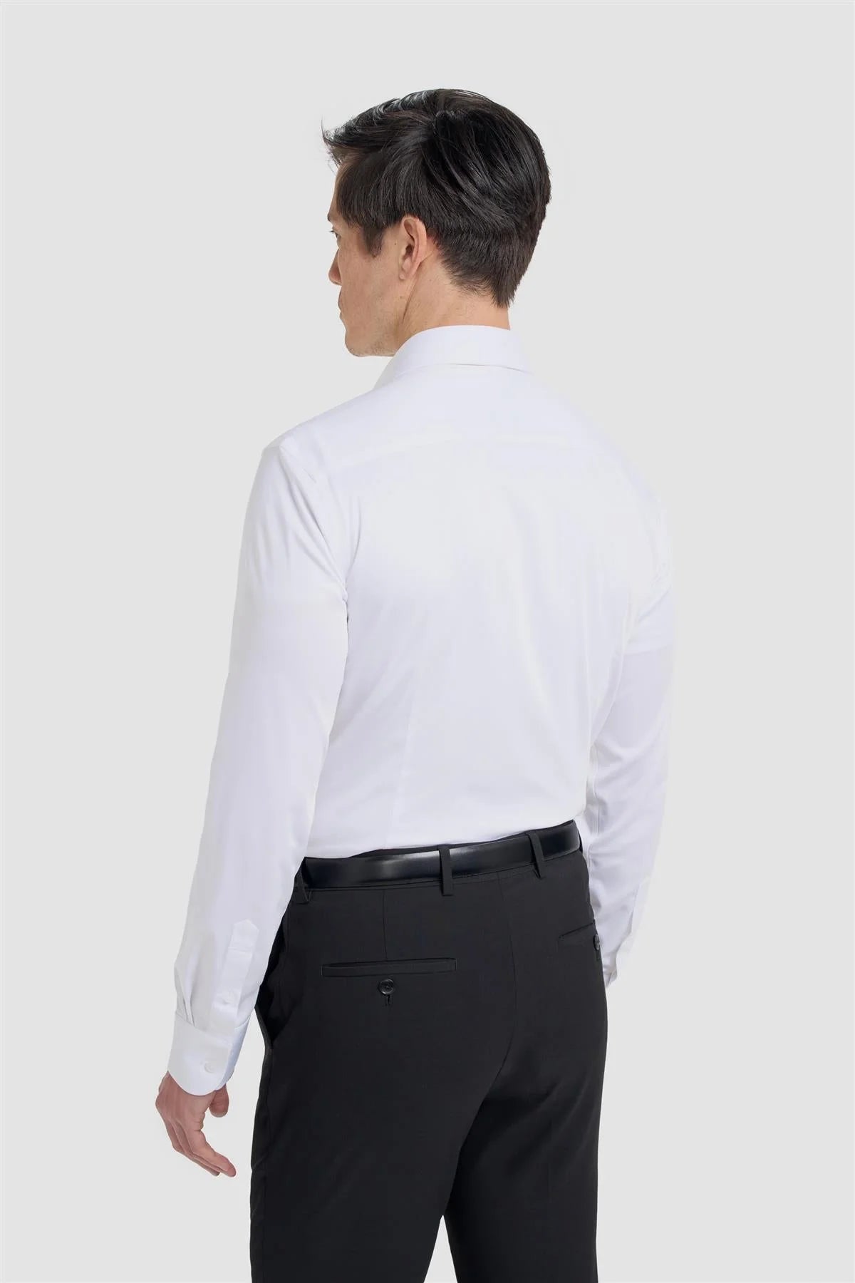 Men’s Long Sleeve Formal Shirt - Varano - White