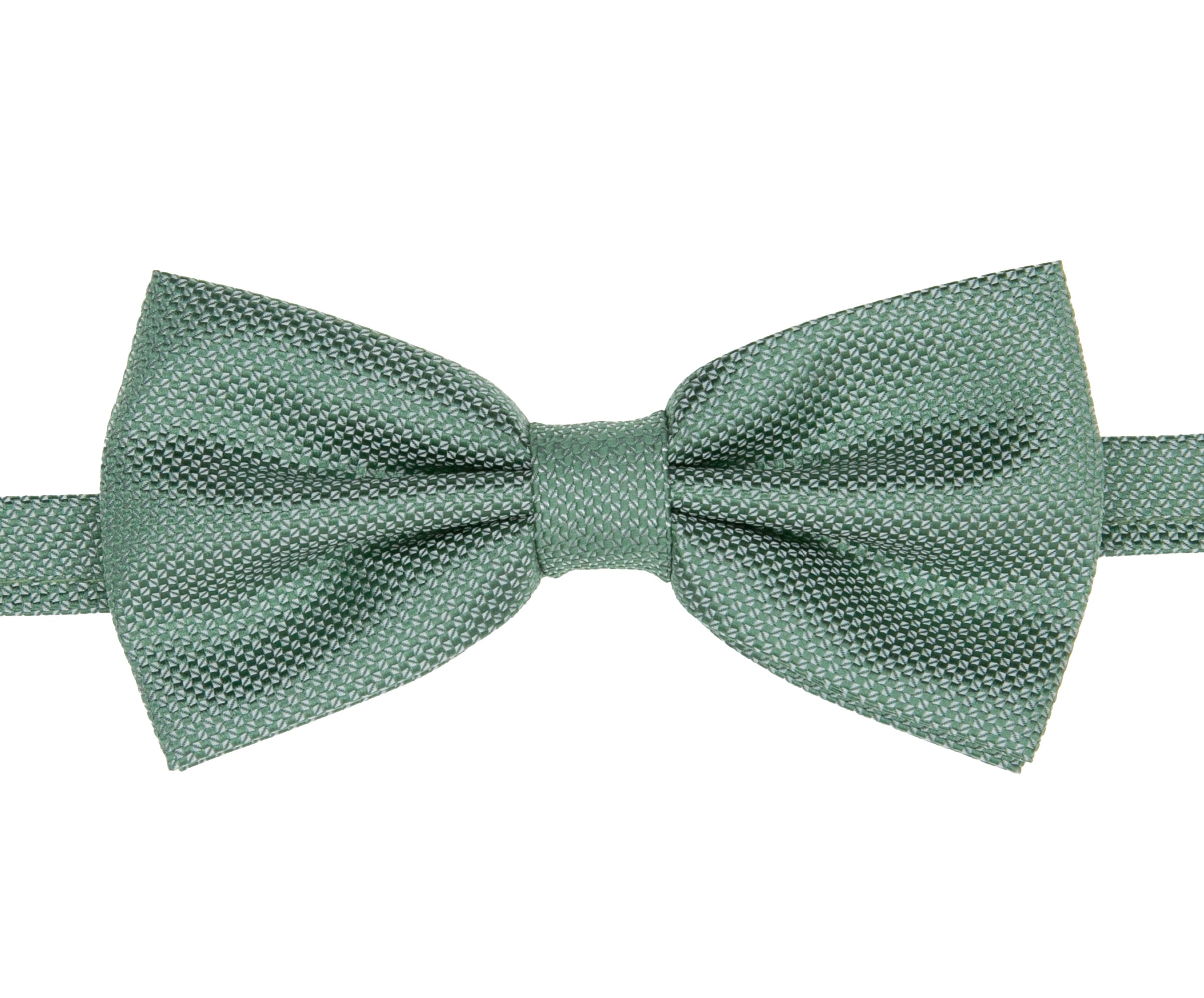 Men’s Pre-Tied Jacquard Dickie Bow Tie Neckwear - Sea Green