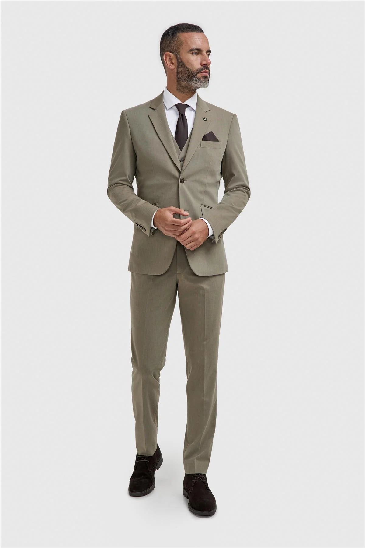 Men’s Premium Twill Blazer - Donatella - Sage Green