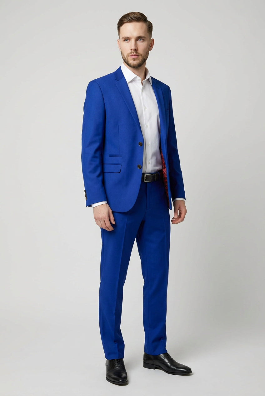 Men’s Royal Blue Tailored Suit Jacket