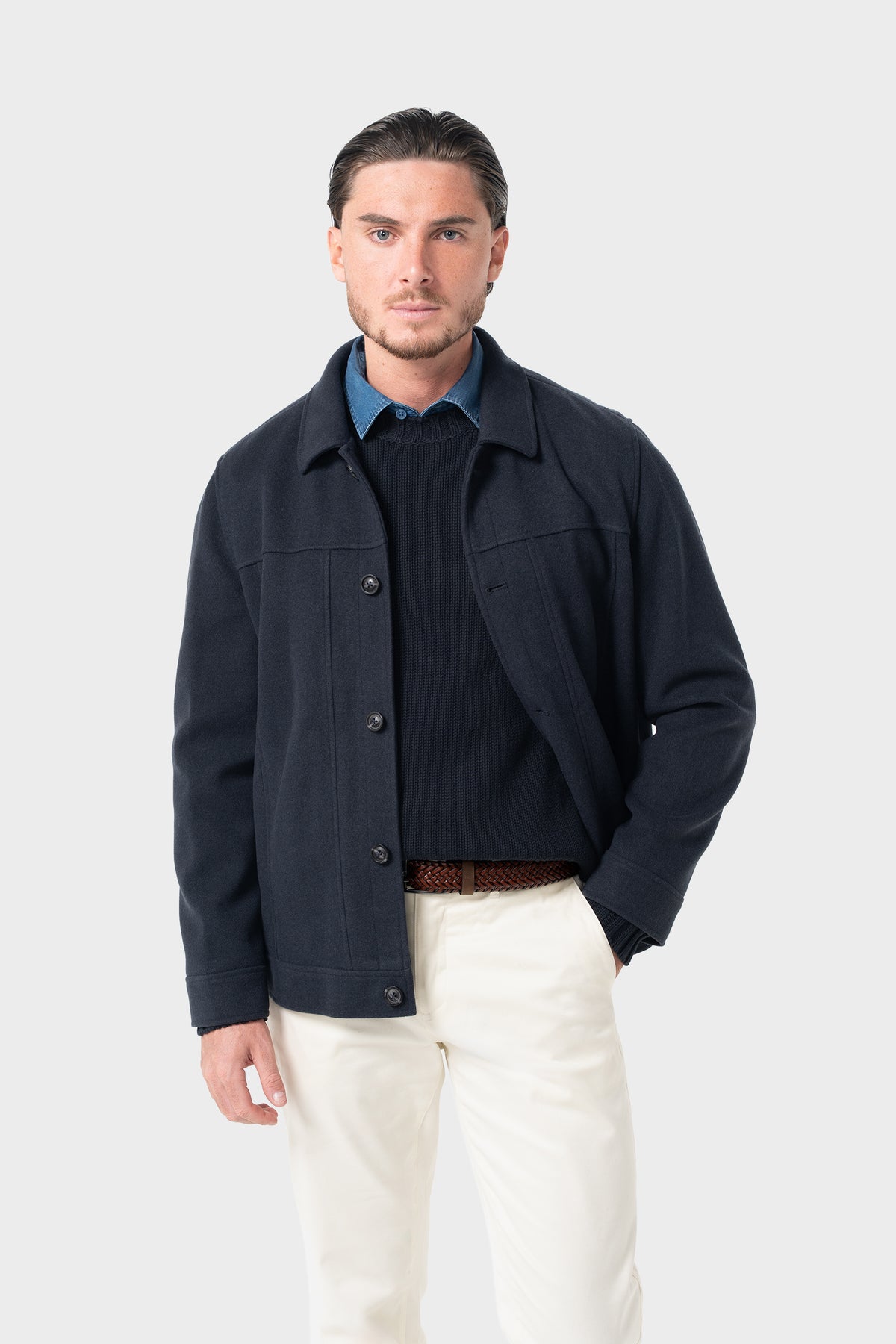 Men’s Short Jacket - Cavani Steed Navy
Model Picture
