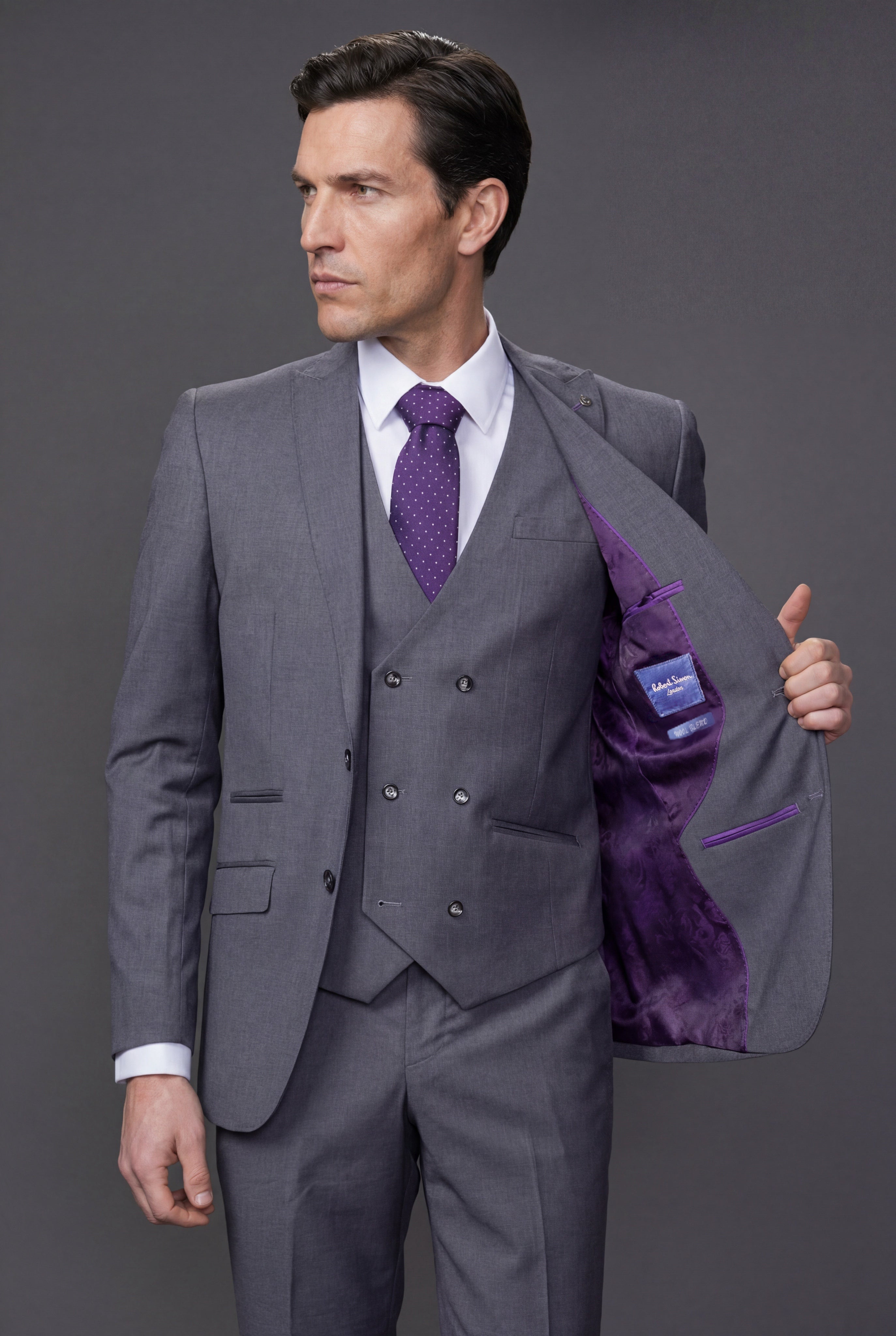 Men's Formal Suit - DYLAN - Grey