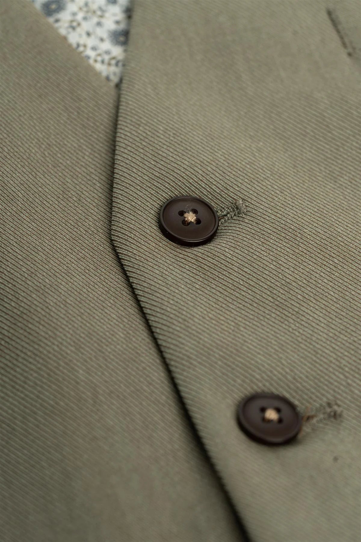 Men’s Premium Twill 3-Piece Suit - Donatella - Sage Green