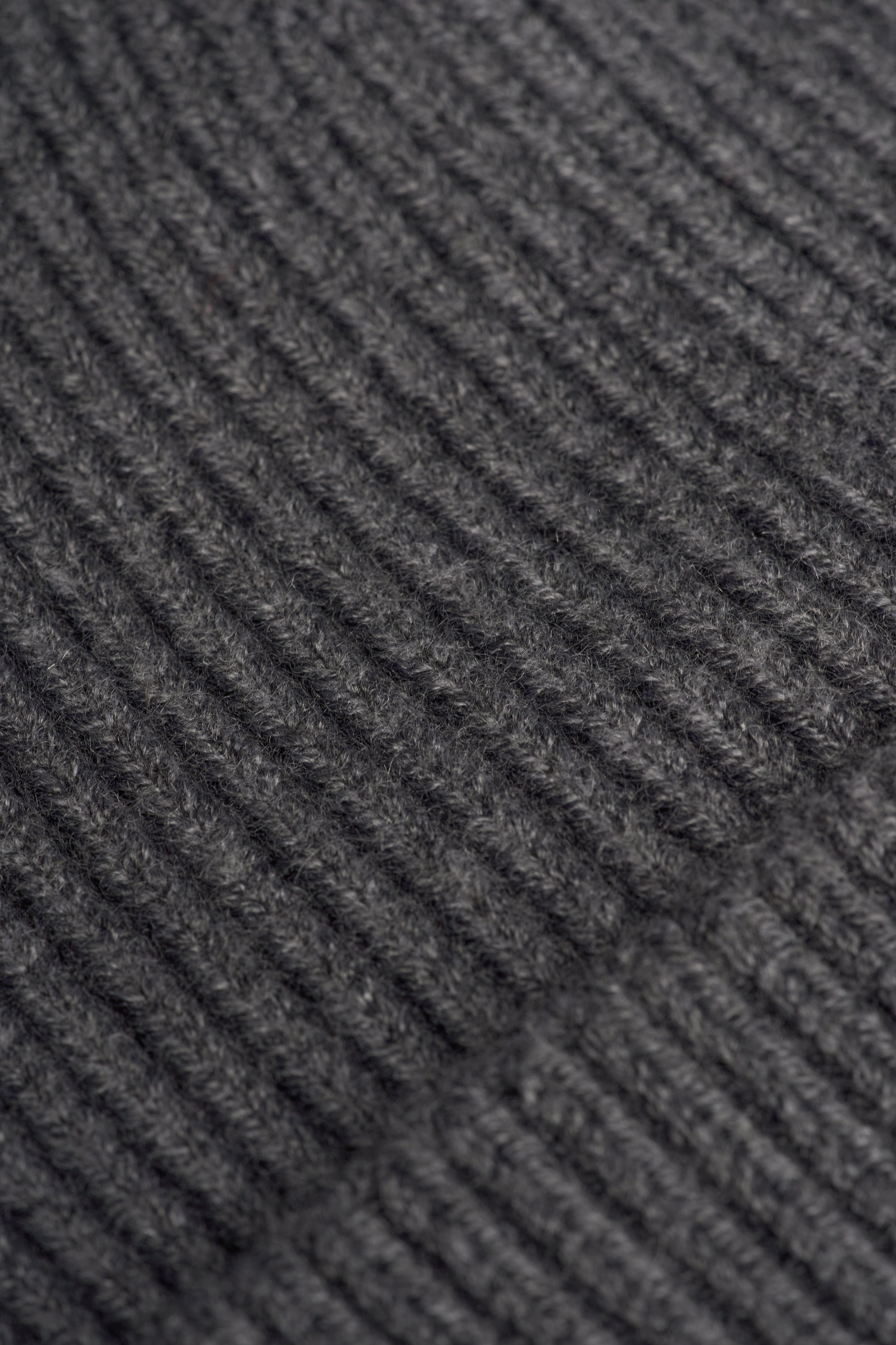 Men’s Rib Knit Cuffed Beanie Hat - Grey