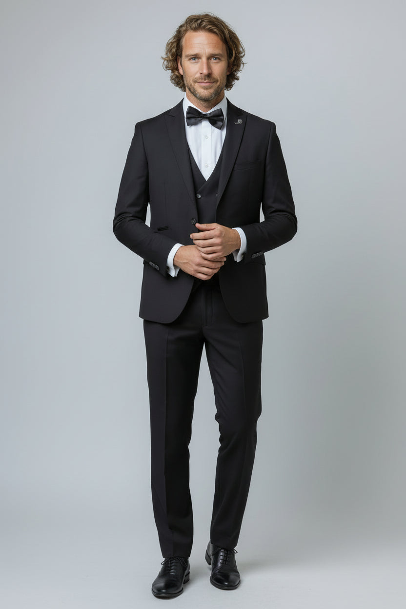 Men's Slim Fit Suit - JACK - Black