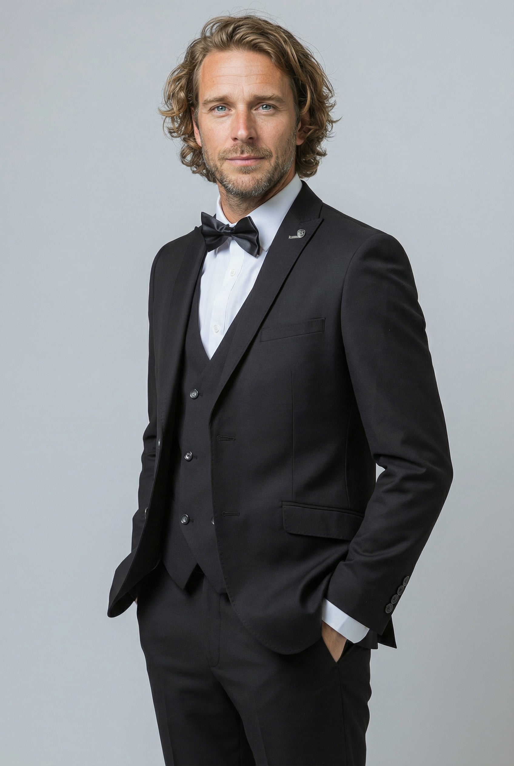 Men's Slim Fit Suit - JACK  Black