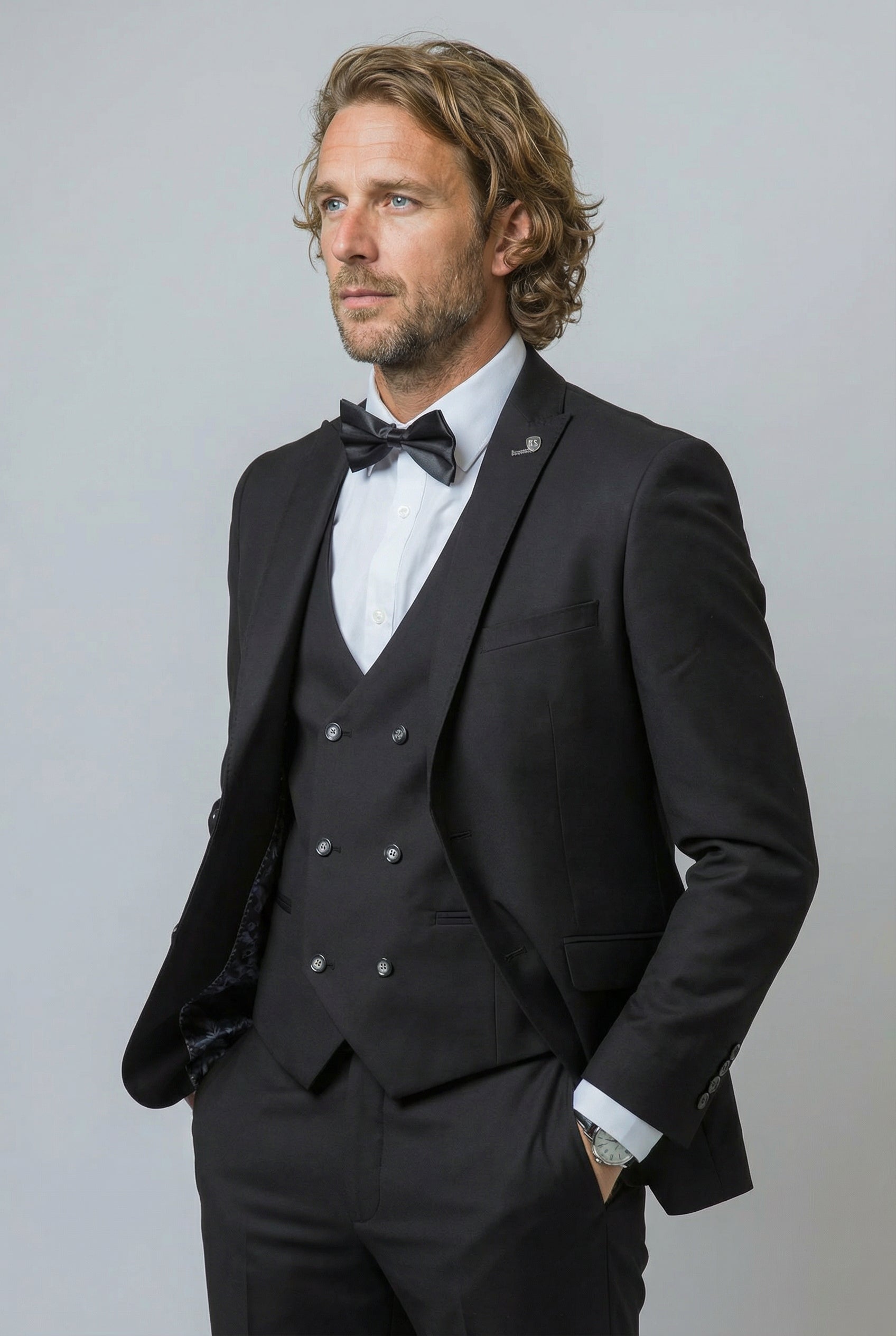 Men's Slim Fit Suit - JACK  Black