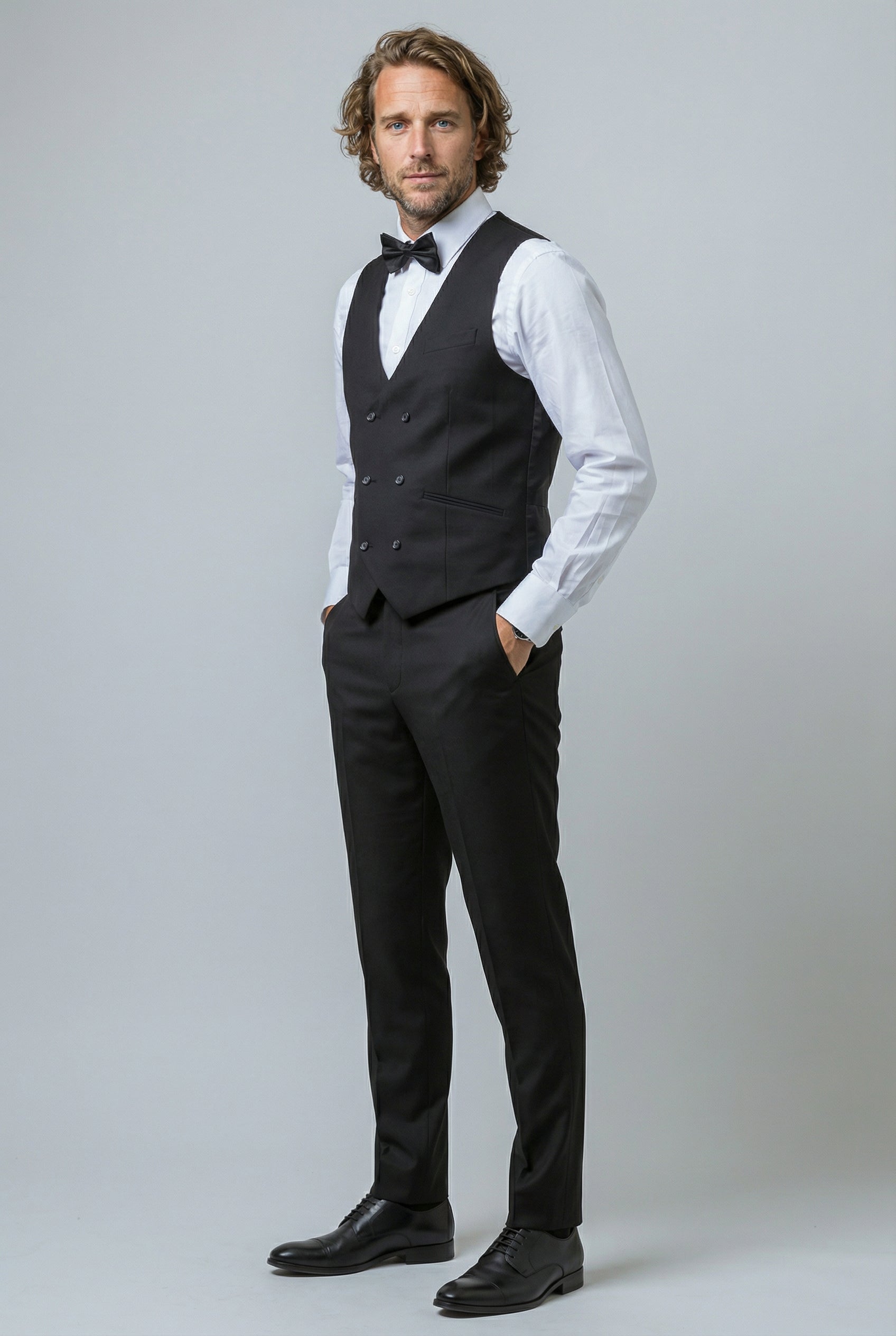 Men's Slim Fit Suit - JACK  Black