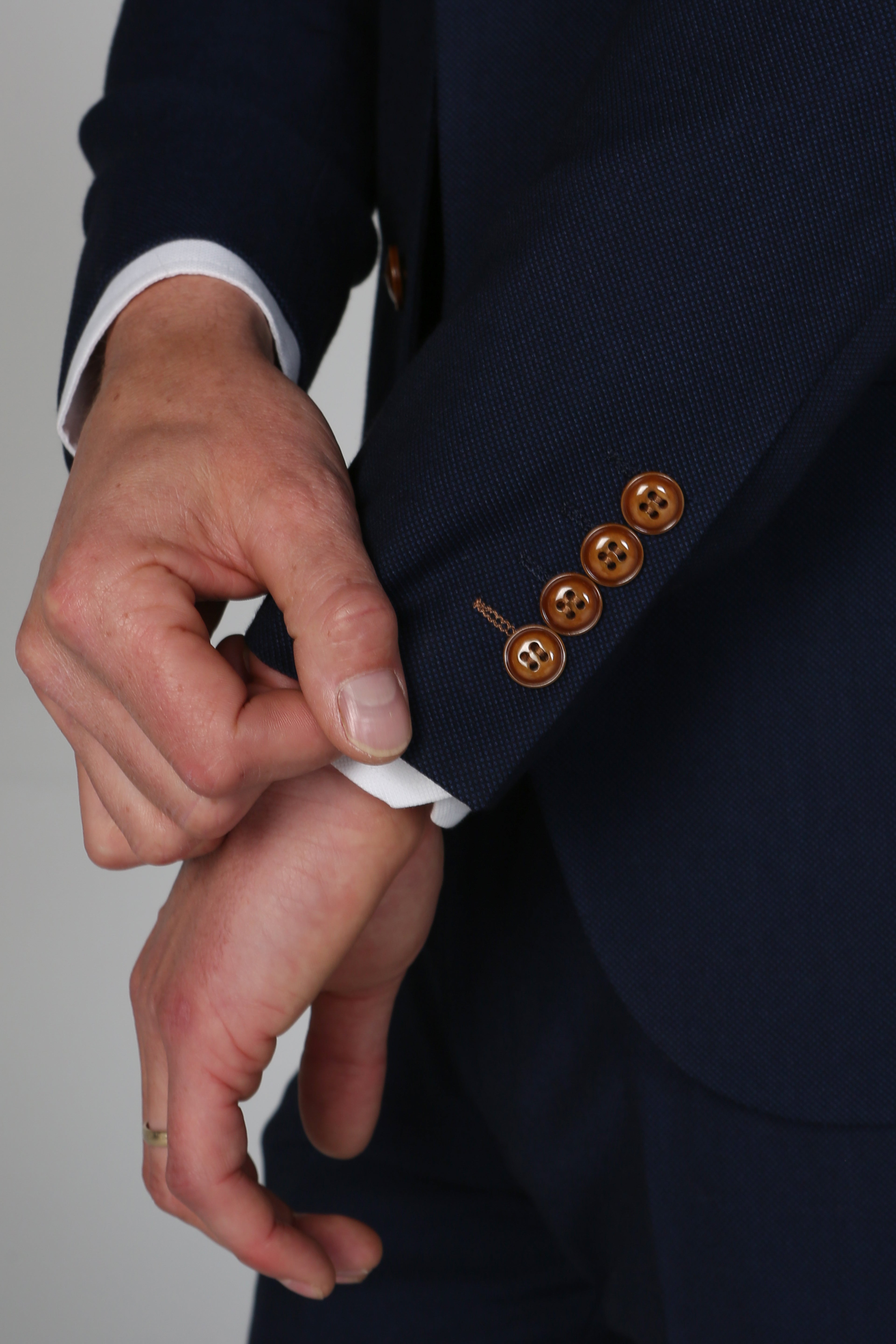 Father & Son Matching Tailored Fit 3-Piece Suit Set - Mayfair - Navy