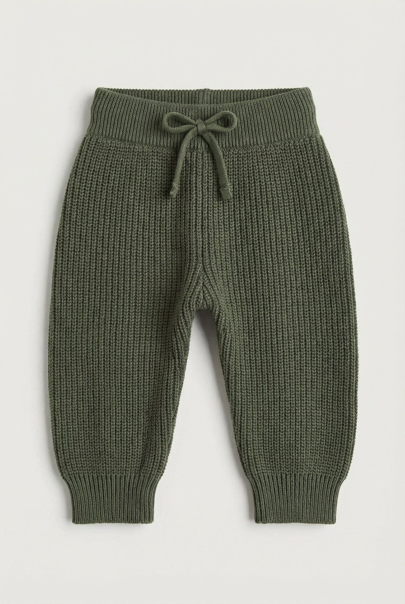  Unisex Baby 2-Piece Ribbed Knit Cardigan & Trousers Lounge Set Trousers Picture