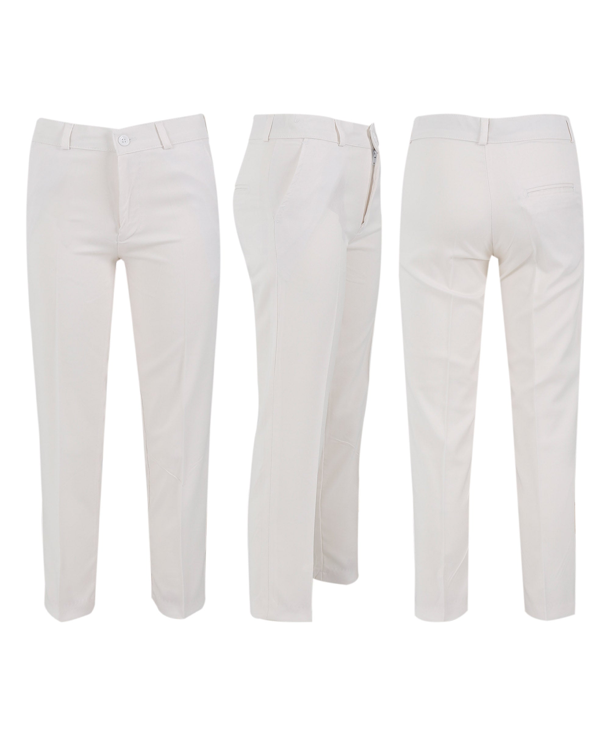 Boys Linen Waistcoat Suit Set - WHITBY - White