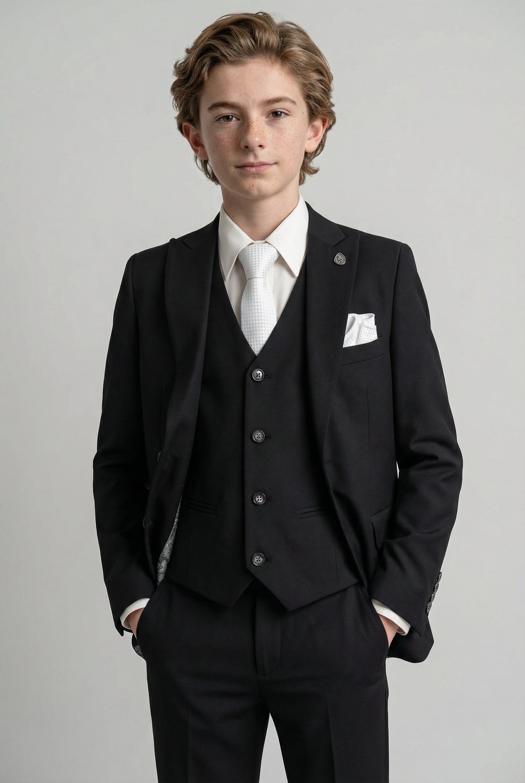 Boys Slim Fit Suit - JACK Black