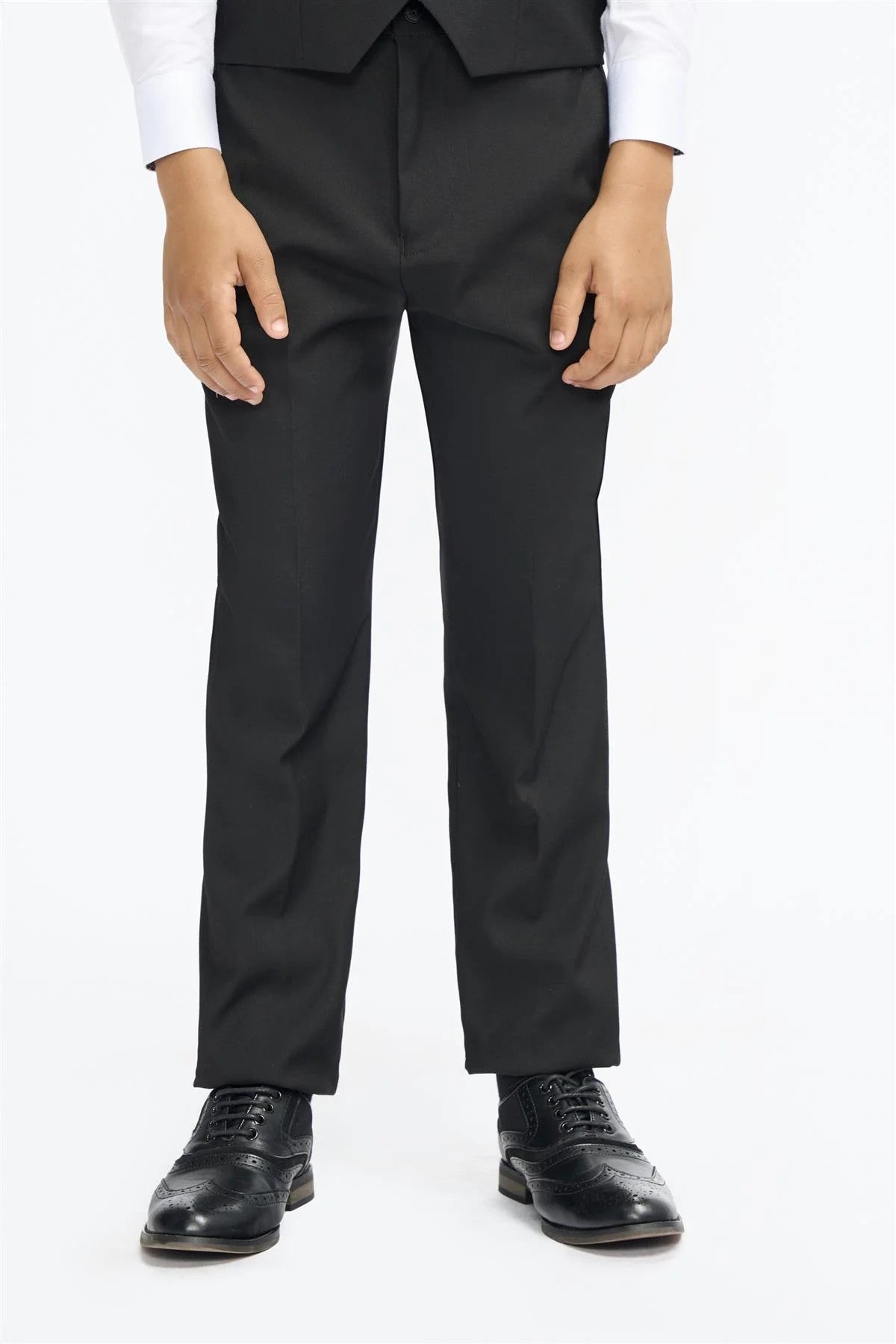 Premium Slim Fit Boys Suit – MALIBU - Black