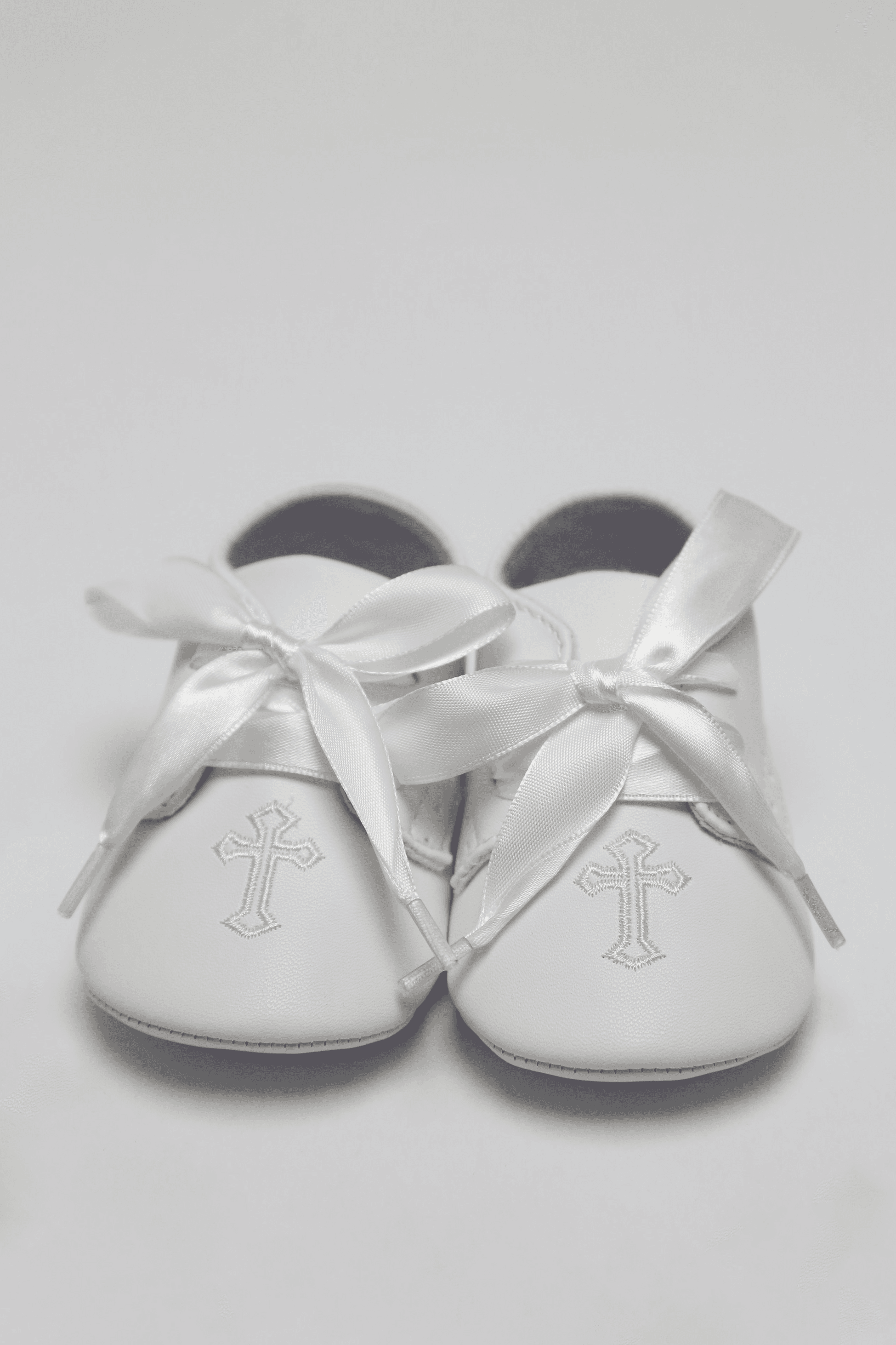 Unisex Christening Baby Pre-Walkers Shoes - 912 - Ivory