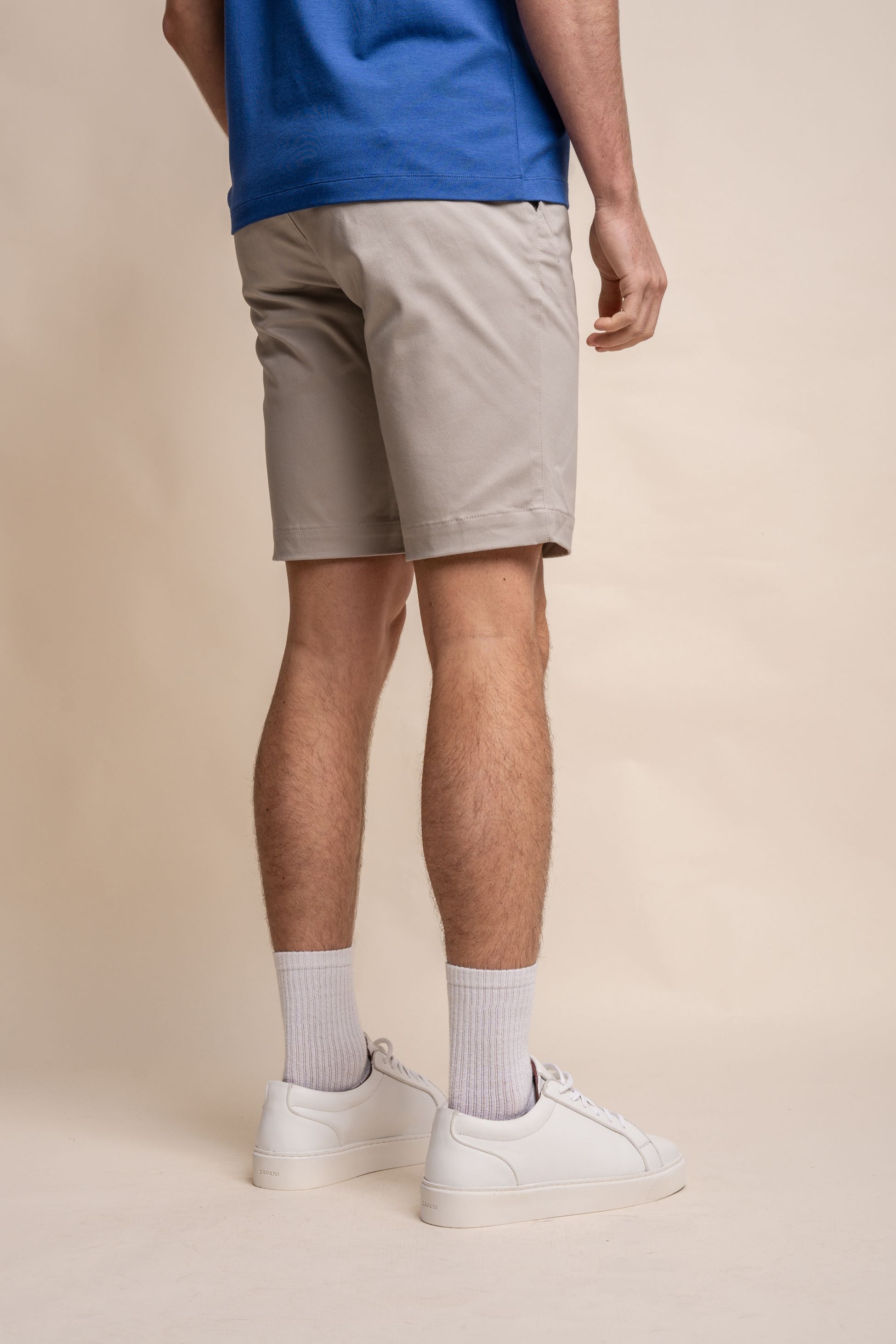 Men's Cotton Casual Chino Shorts - DAKOTA - Slate