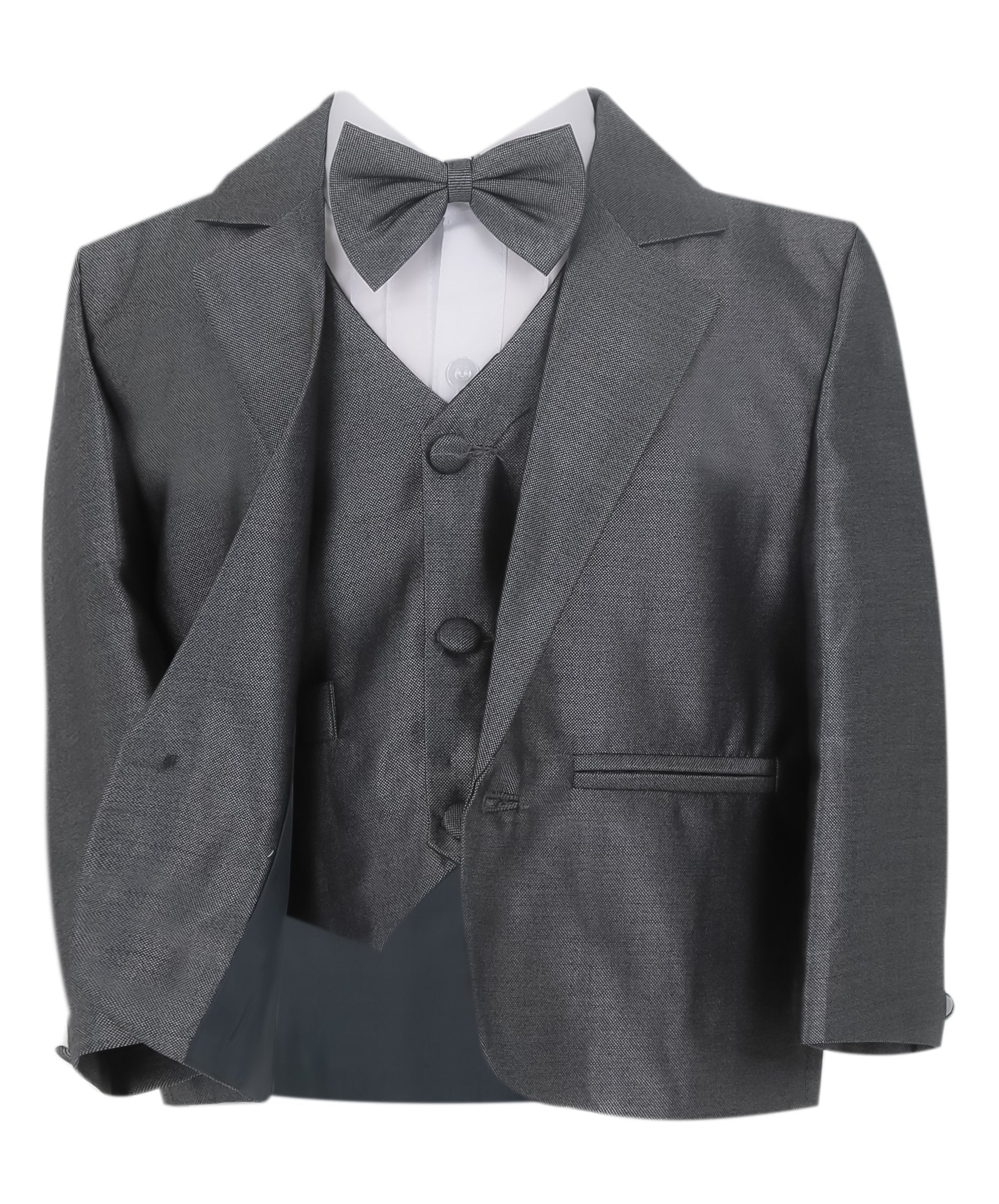 Baby Boys Formal Suit All in One Set - Silver - Grey