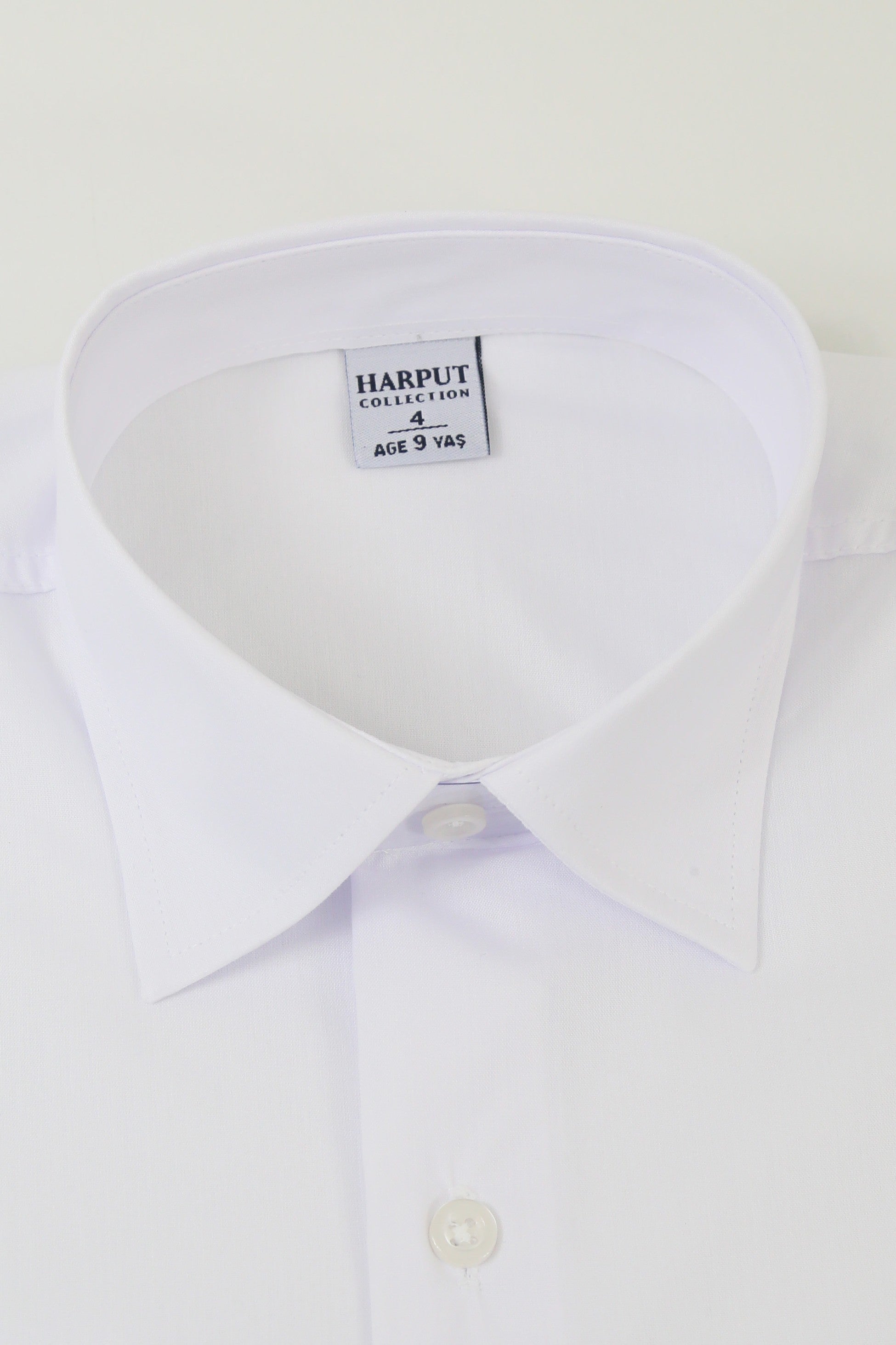 Boys Classic Collar Dress Shirt - Harput - White