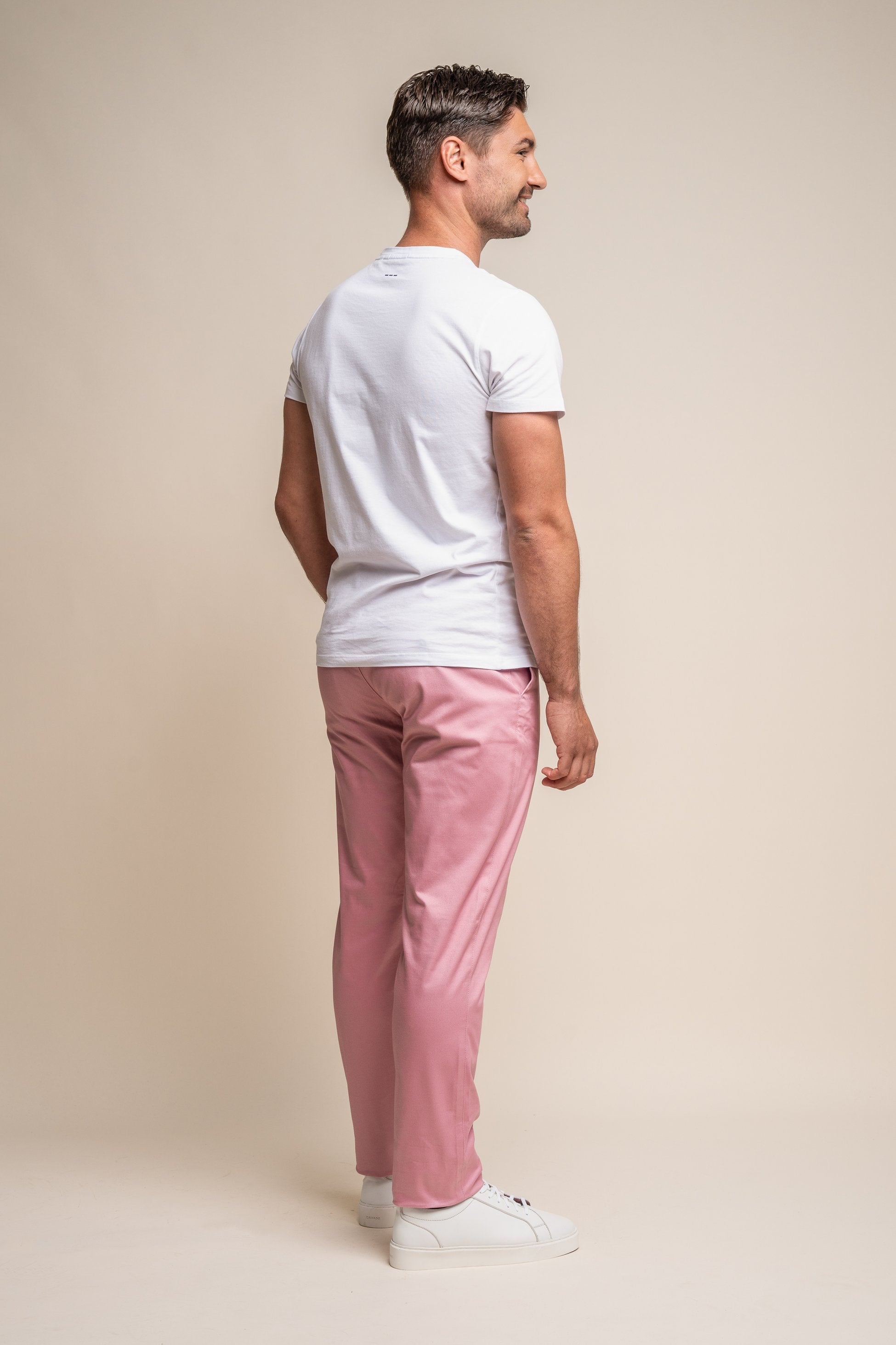 Men's Casual Cotton Chino - DAKOTA - Pink