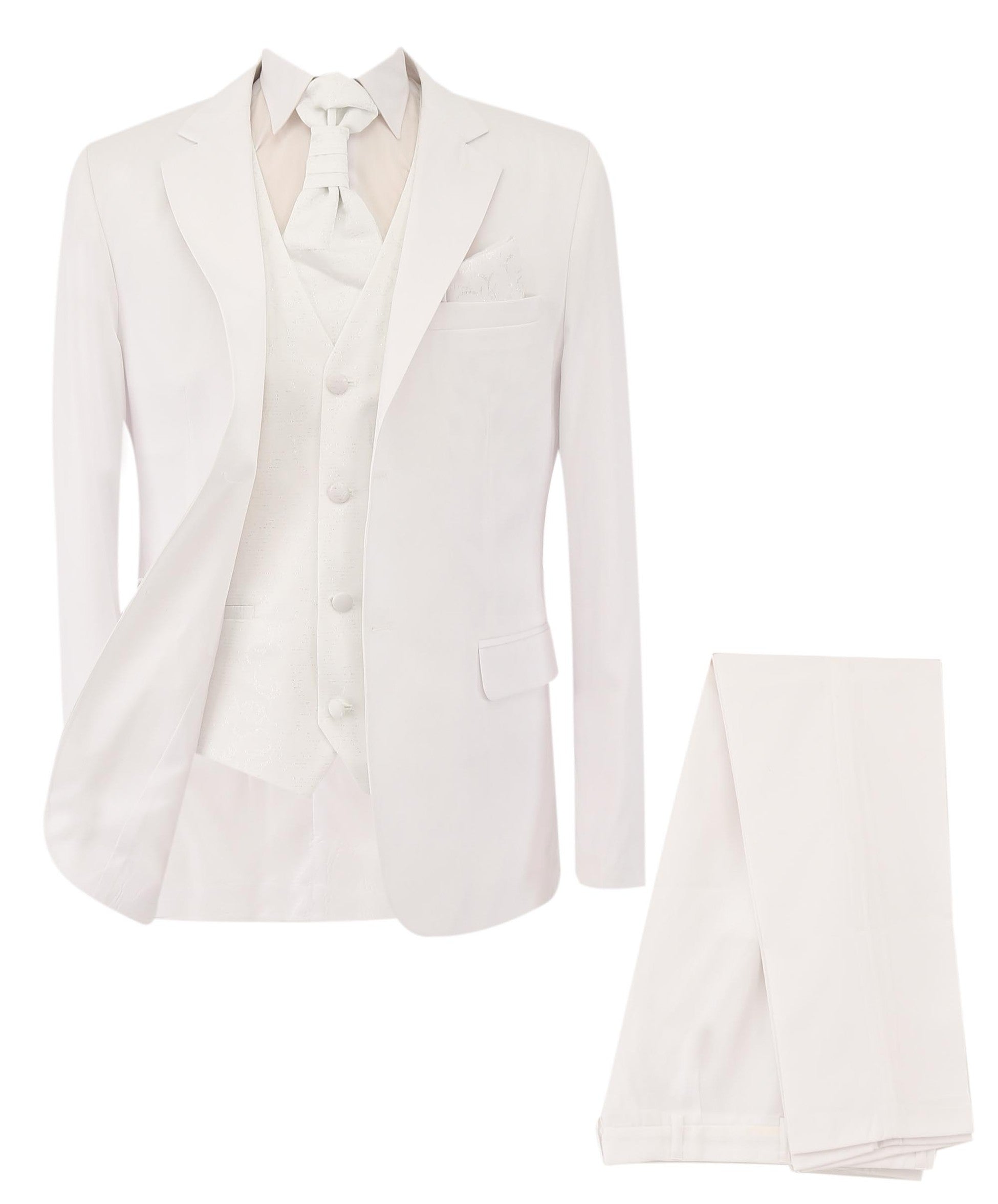 Men's Slim Fit Formal Suit Set - Gorgeous - Cream